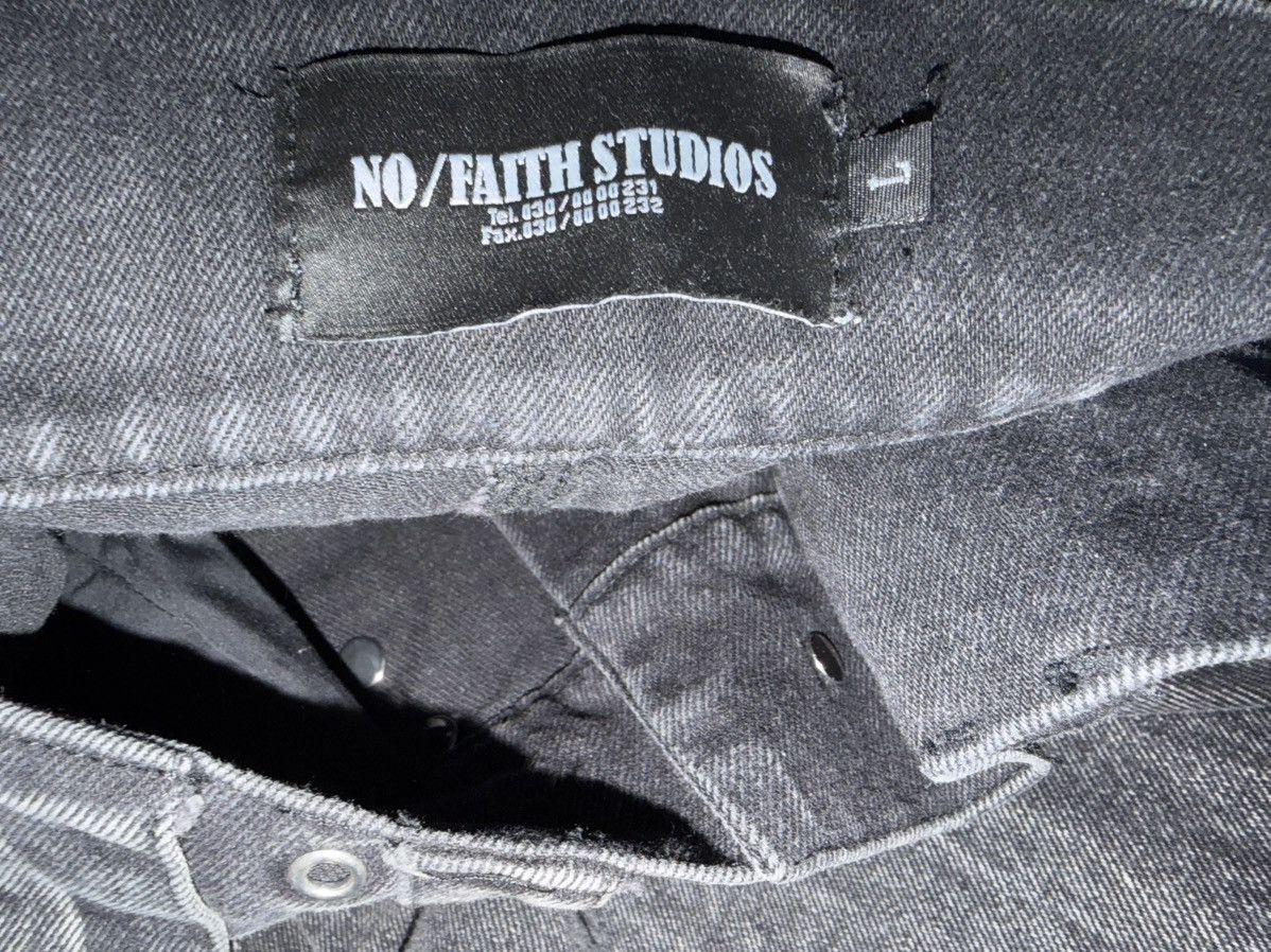 No Faith Studios No Faith black denim cargo Size US 34 / EU 50 - 5 Thumbnail