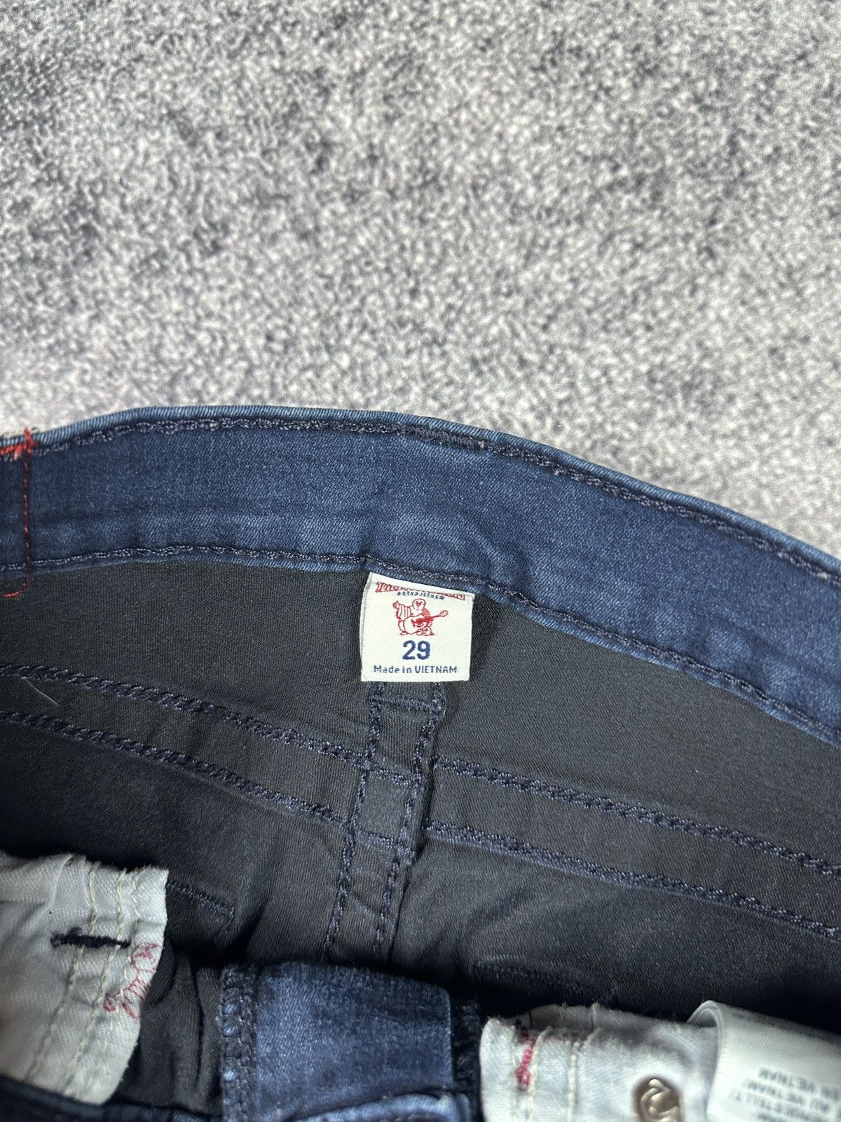 True Religion Y2K vintage true religion High Waisted jeans Streetwear Alt Size 29" - 5 Thumbnail