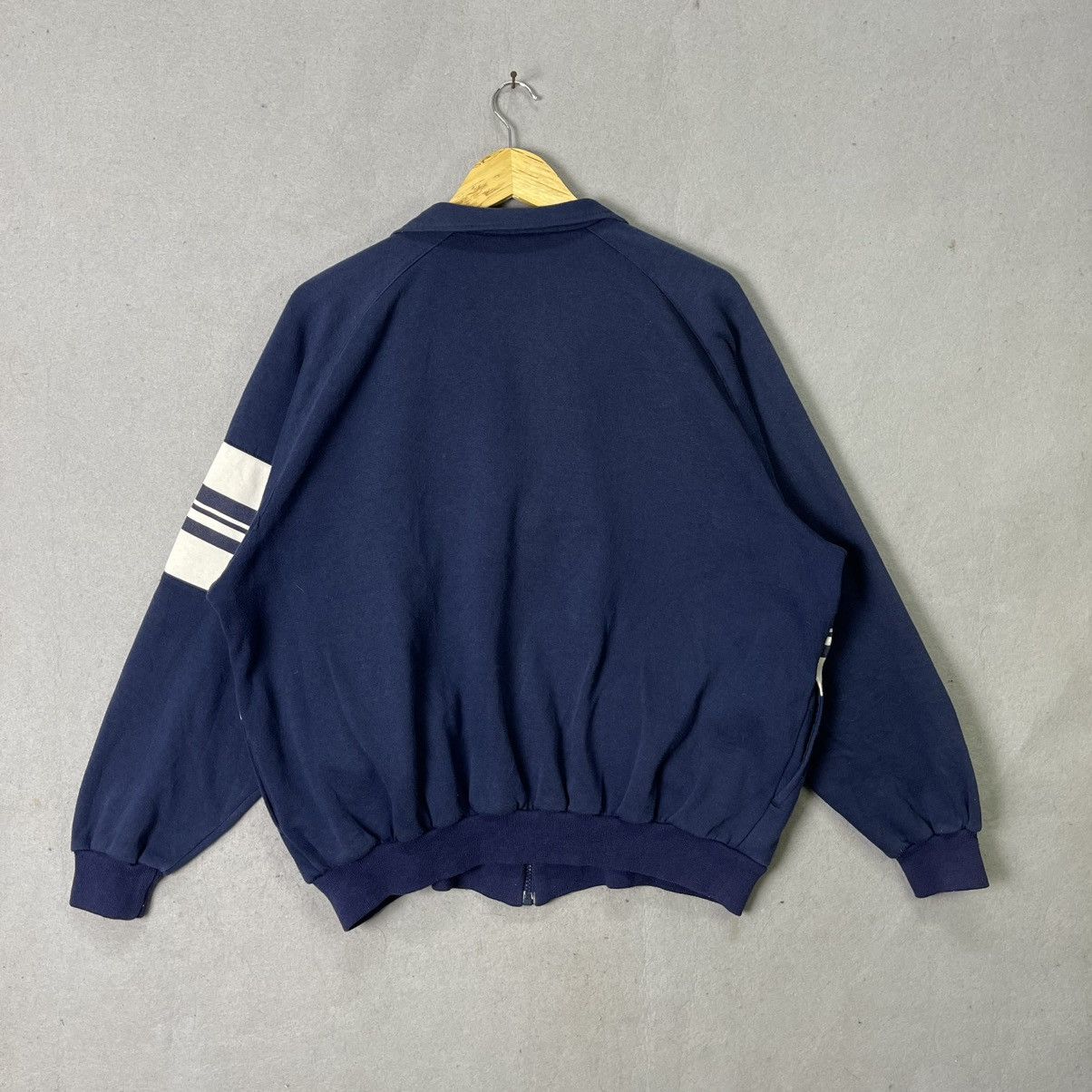 Nike Vintage Nike 90s Navy Stripe Logo Track Jacket Size US XL / EU 56 / 4 - 8 Thumbnail