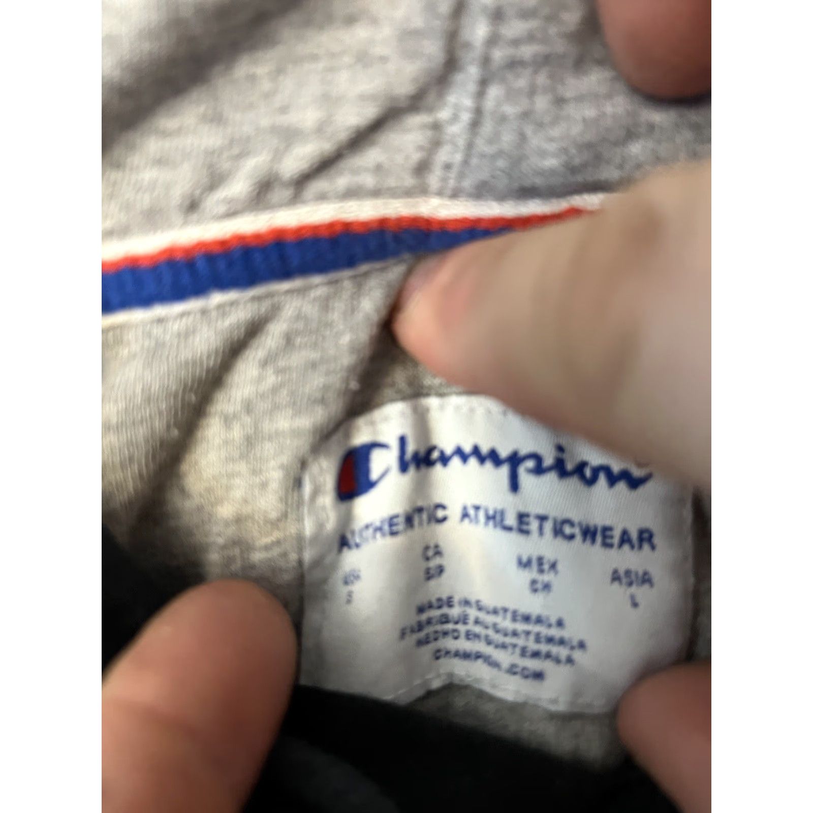 Champion Champion Hoodie Shirt Mens Small Long Sleeve Black Tee Athletic Logo Athletic Sports Hooded Mens Regular Size S Size US S / EU 44-46 / 1 - 3 Thumbnail