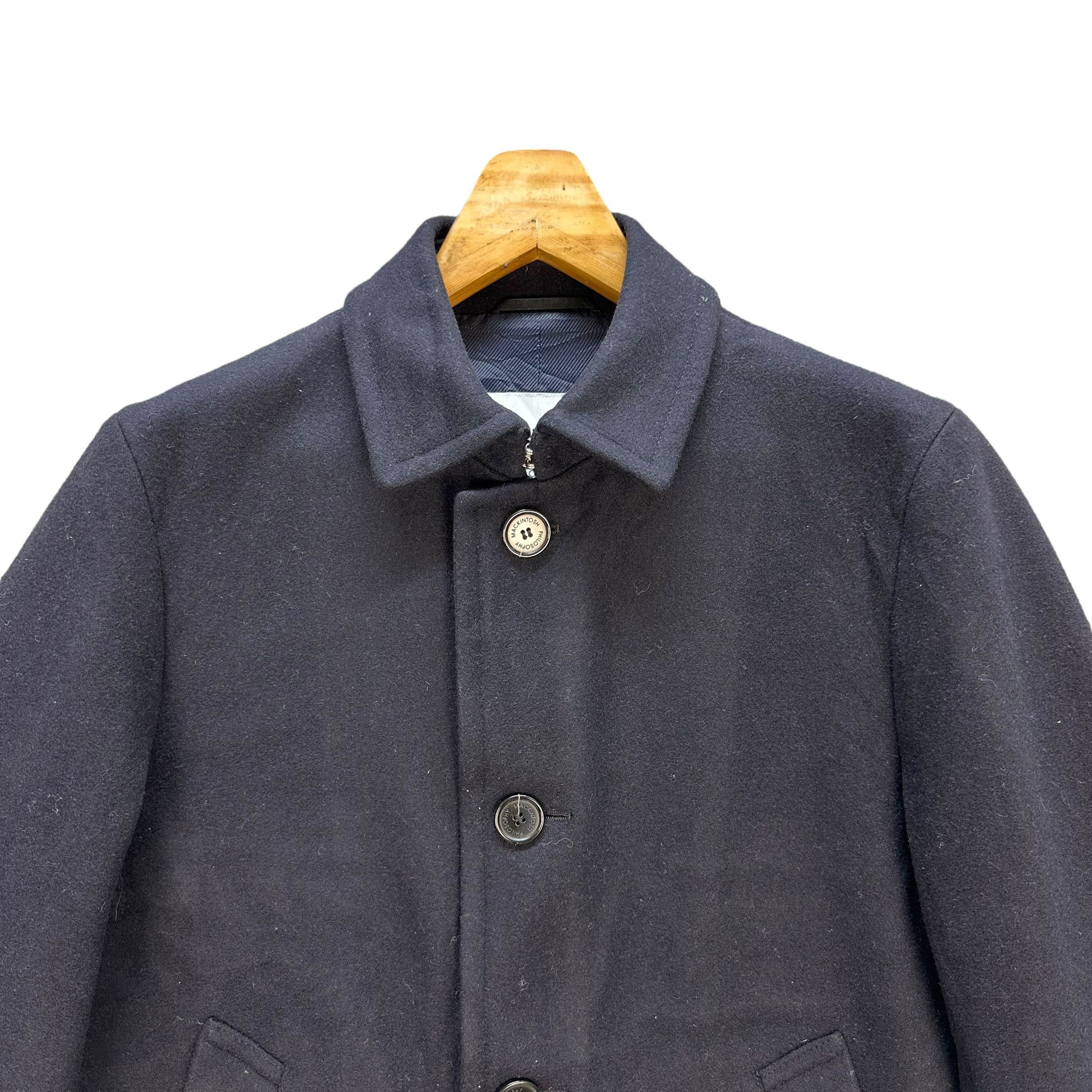 Mackintosh Mackintosh Philosophy Wool Casual Coat Jacket #A28-0633 Size US M / EU 48-50 / 2 - 2 Thumbnail