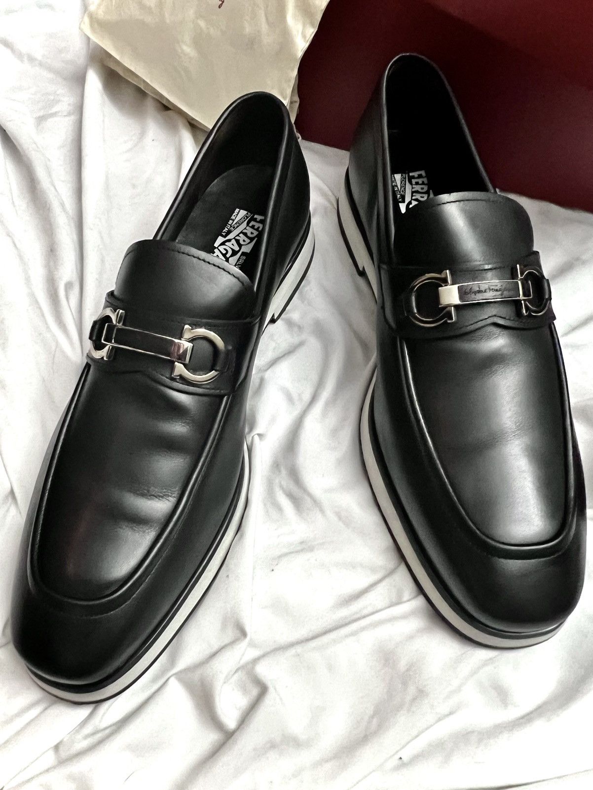 Salvatore Ferragamo NABUCCO NERO CALF Size US 11 / EU 44 - 3 Thumbnail