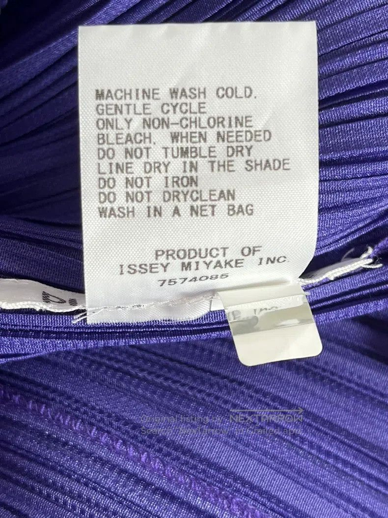Issey Miyake Issey Miyake Purple Vest Size L / US 10 / IT 46 - 4 Thumbnail