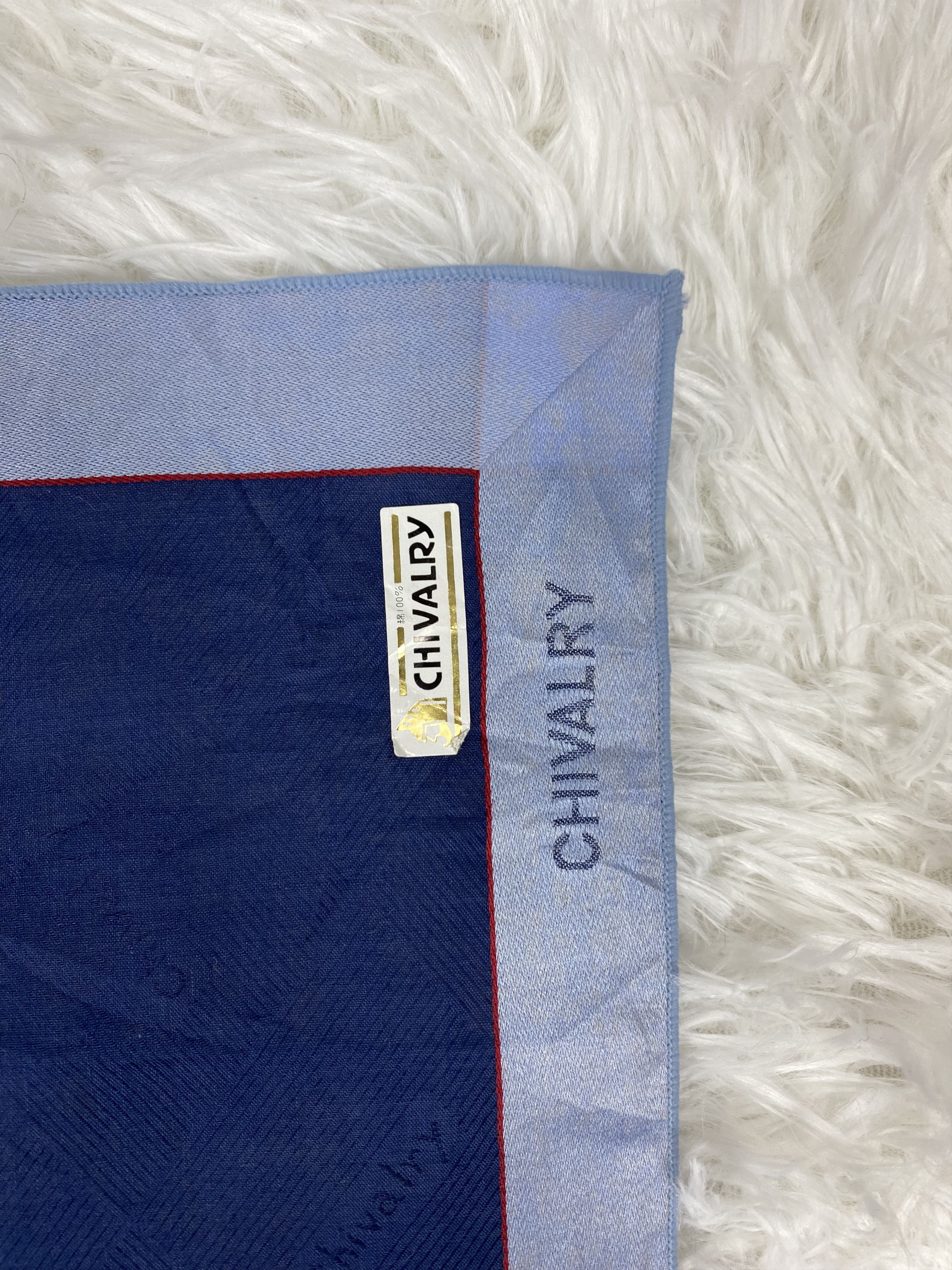 Designer × Vintage Vintage Chivalry Handkerchief neckerchief PH0787 Size ONE SIZE - 4 Thumbnail