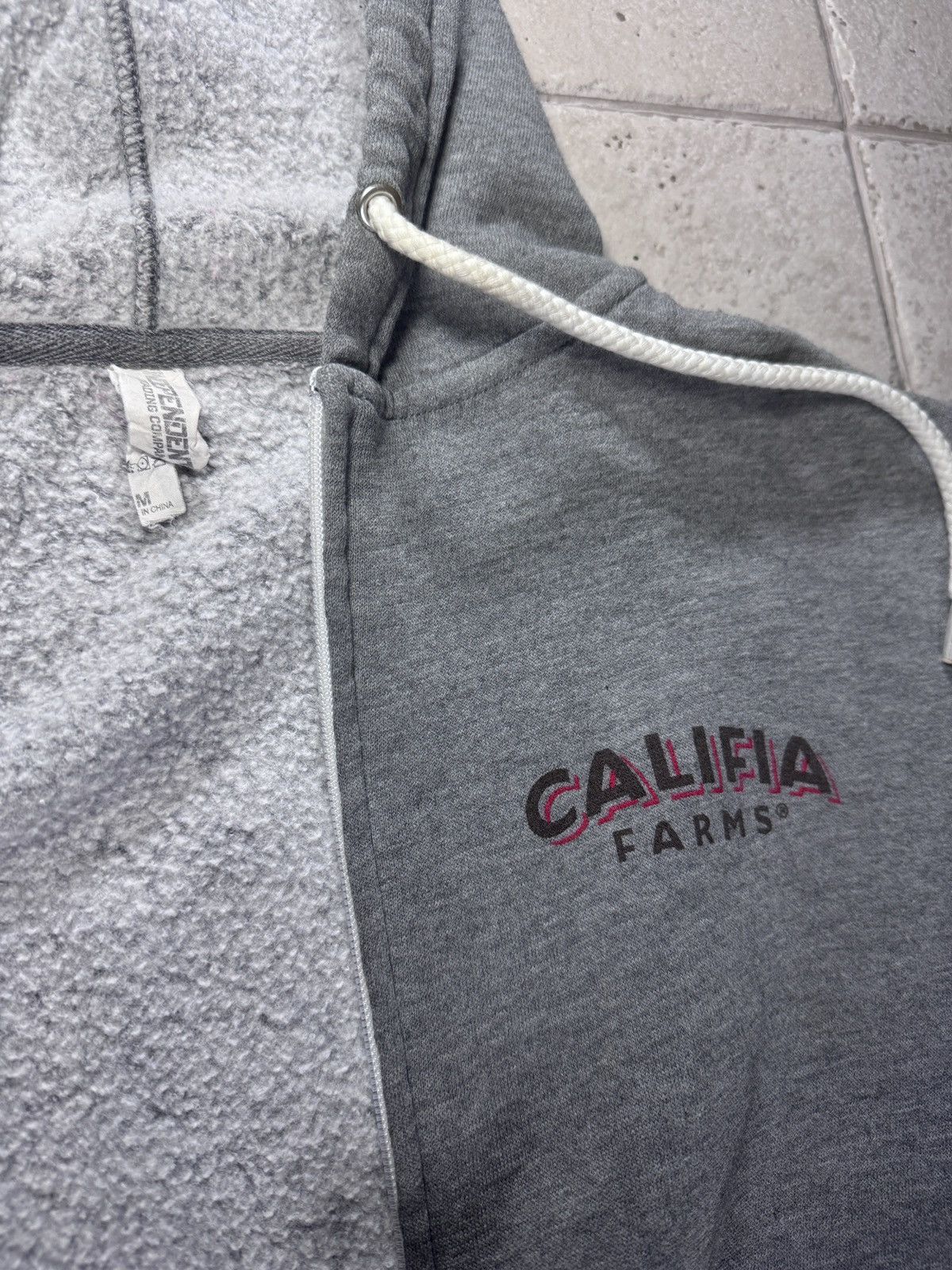Other Califia Farms Sherpa Lined Full Zip Hoodie Gray M Size US M / EU 48-50 / 2 - 2 Thumbnail