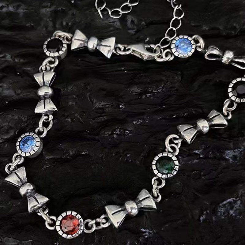Jewelry Multicolor Zircons Chain Bracelets Size ONE SIZE - 3 Thumbnail