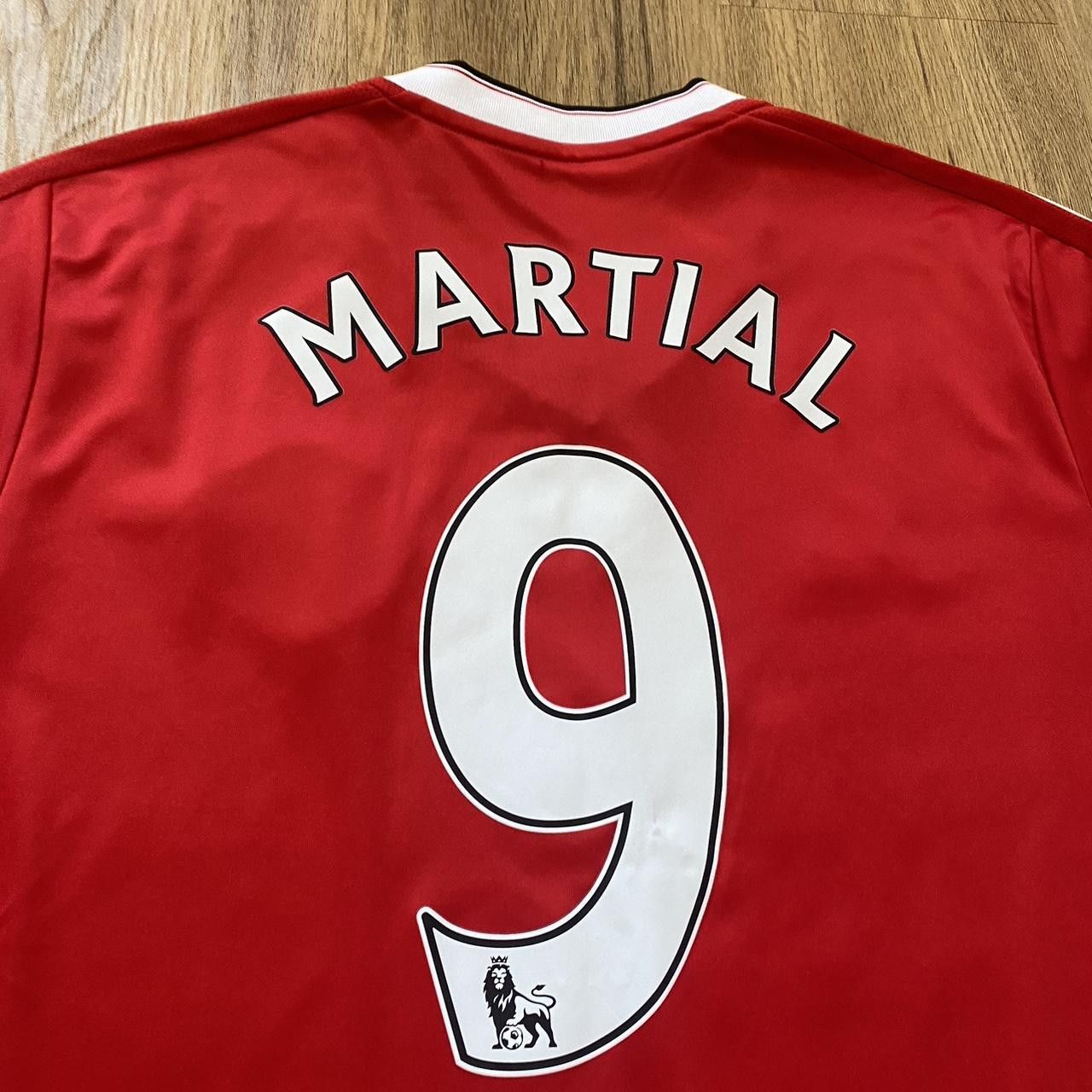 Adidas 2015-16 *9 Martial Manchester United Adidas Home Shirt Size US XL / EU 56 / 4 - 3 Thumbnail