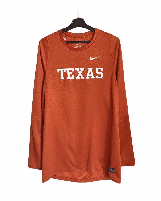 Nike Texas Longhorns Nike Elite Jerseys Longsleeve Dri-Fit Size US M / EU 48-50 / 2 - 1 Thumbnail