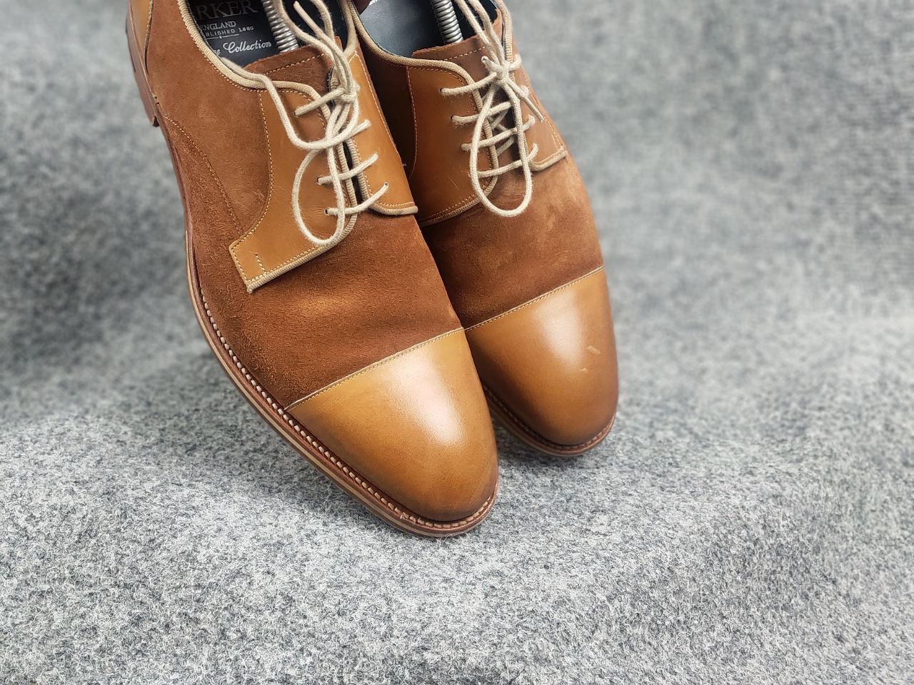 Barker Barker Design Butler Derby brown leather suede Classic Shoes Size US 11 / EU 44 - 14 Thumbnail