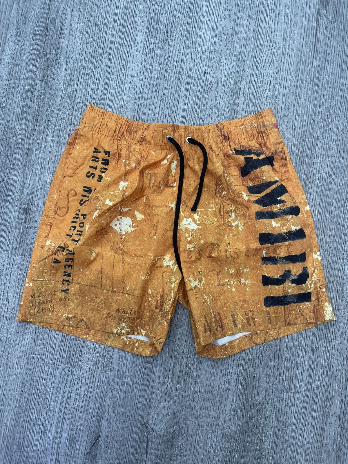 Amiri Amiri military specs swimtrunk (orange) Size US 28 / EU 44 - 1 Thumbnail