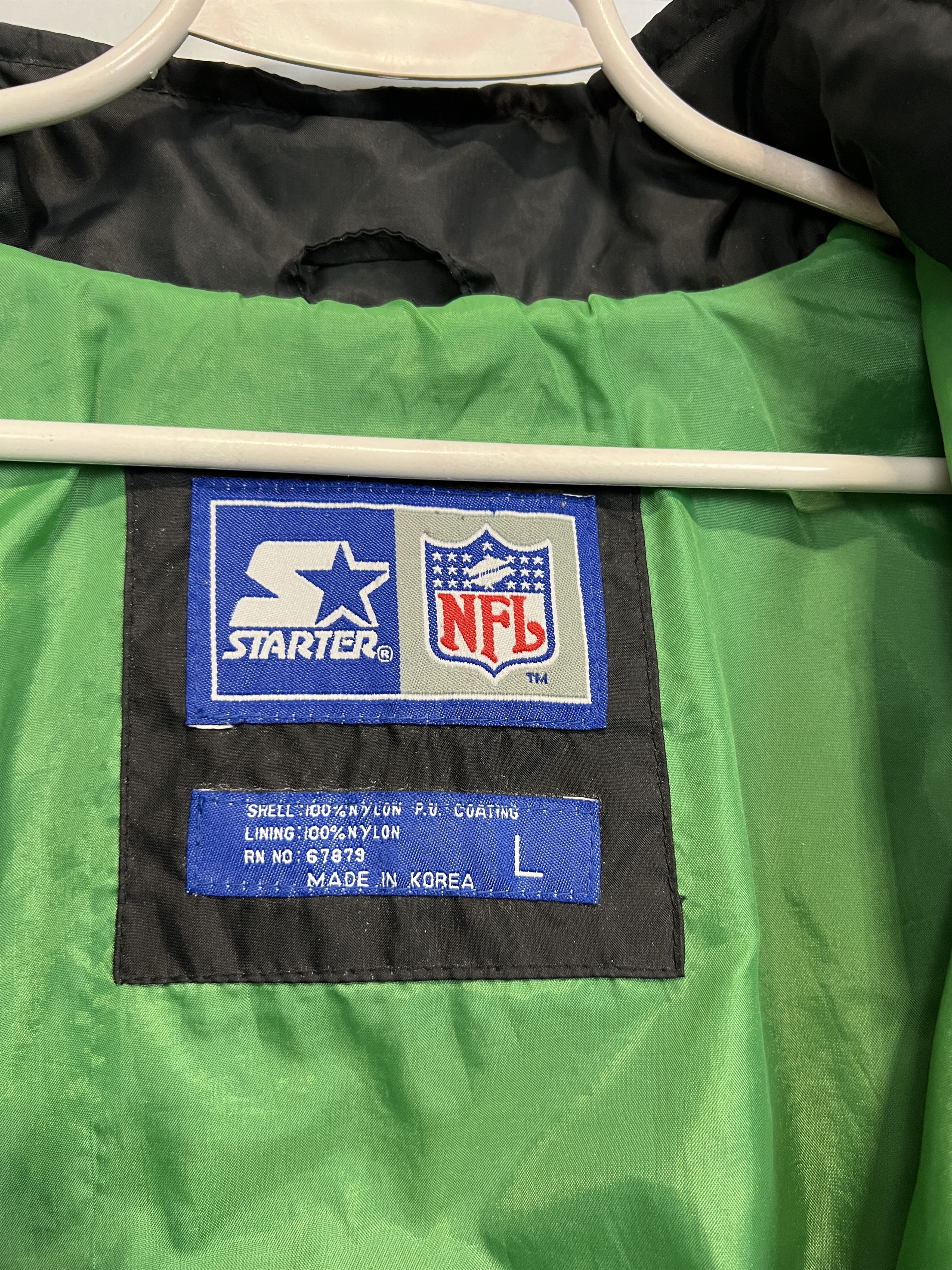 Starter Vintage 90's New York Jets Jacket NFL Track Top Zip Rare Size US L / EU 52-54 / 3 - 9 Thumbnail