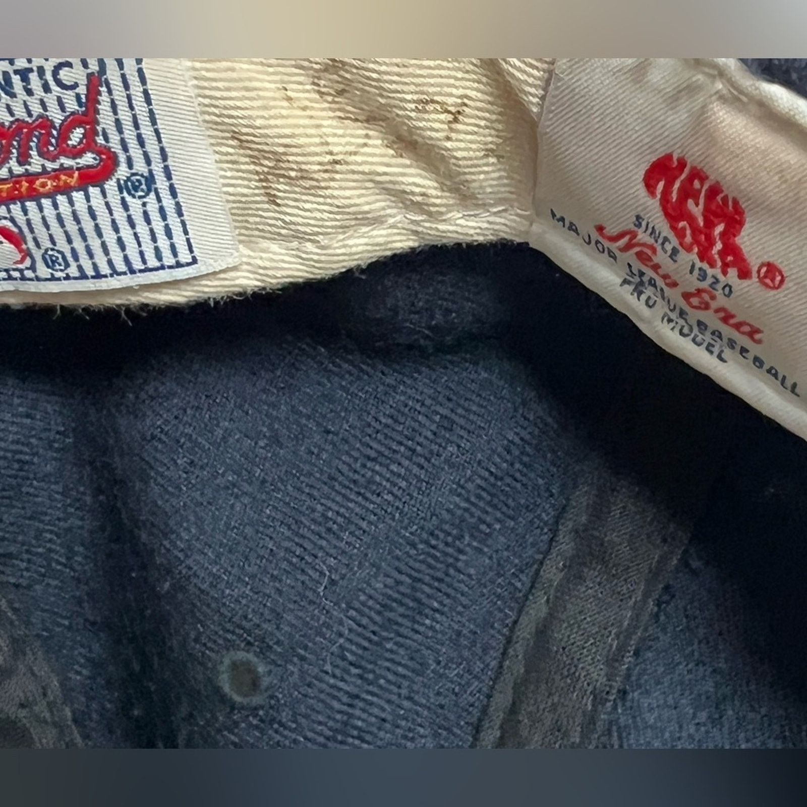 New Era Atlanta Braves New Era Made USA Wool Hat Diamond Collection Size ONE SIZE - 6 Thumbnail