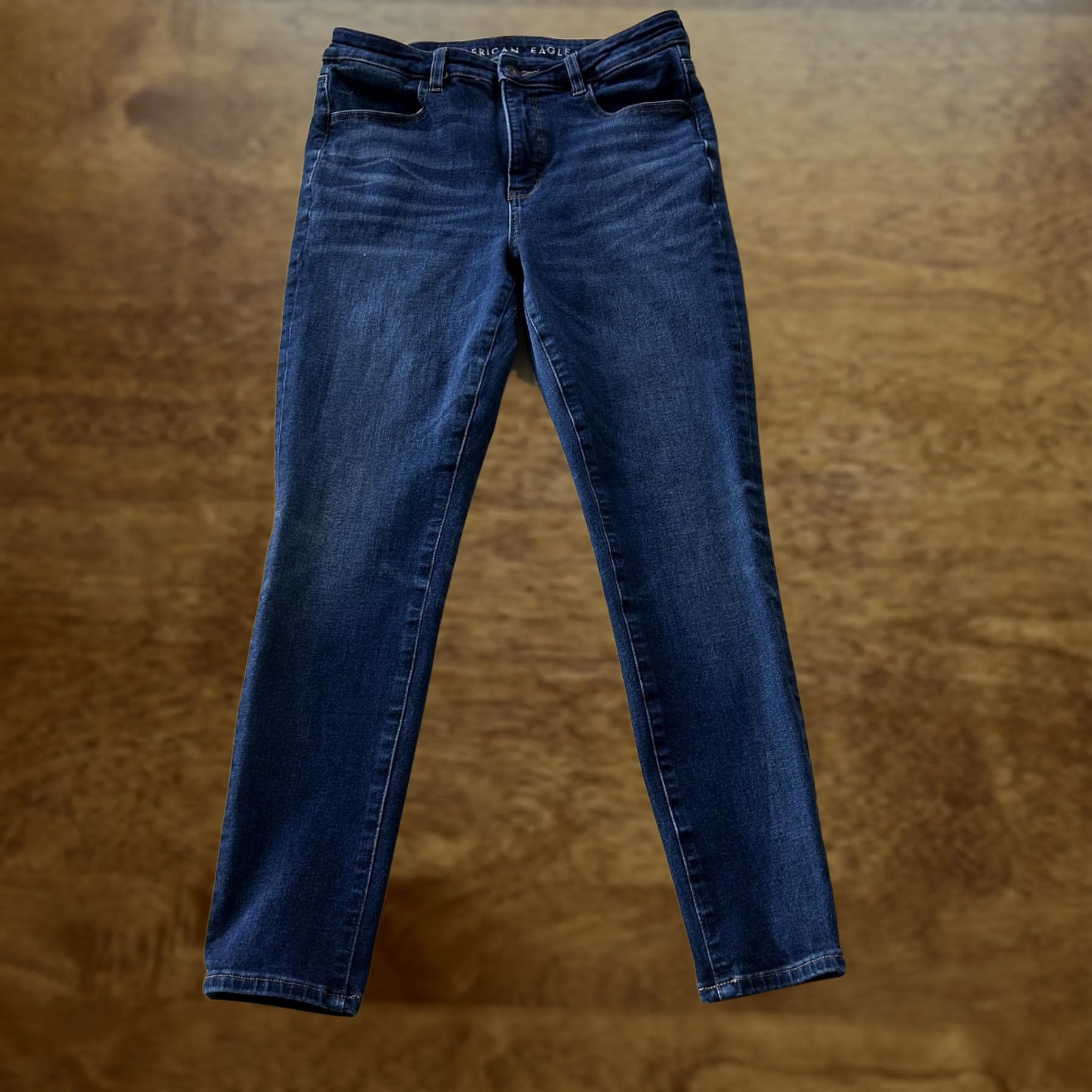 American Eagle Outfitters American Eagle Outfitters Jeans Womens 6 Short Dark Wash Skinny Stretch Denim Jeans Size 28" / US 6 / IT 42 - 1 Thumbnail