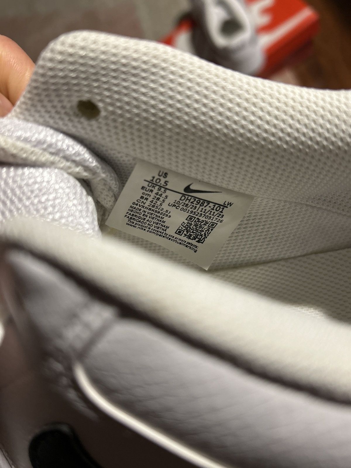 Nike Nike Court Vision Low NN Size US 10.5 / EU 43-44 - 5 Thumbnail