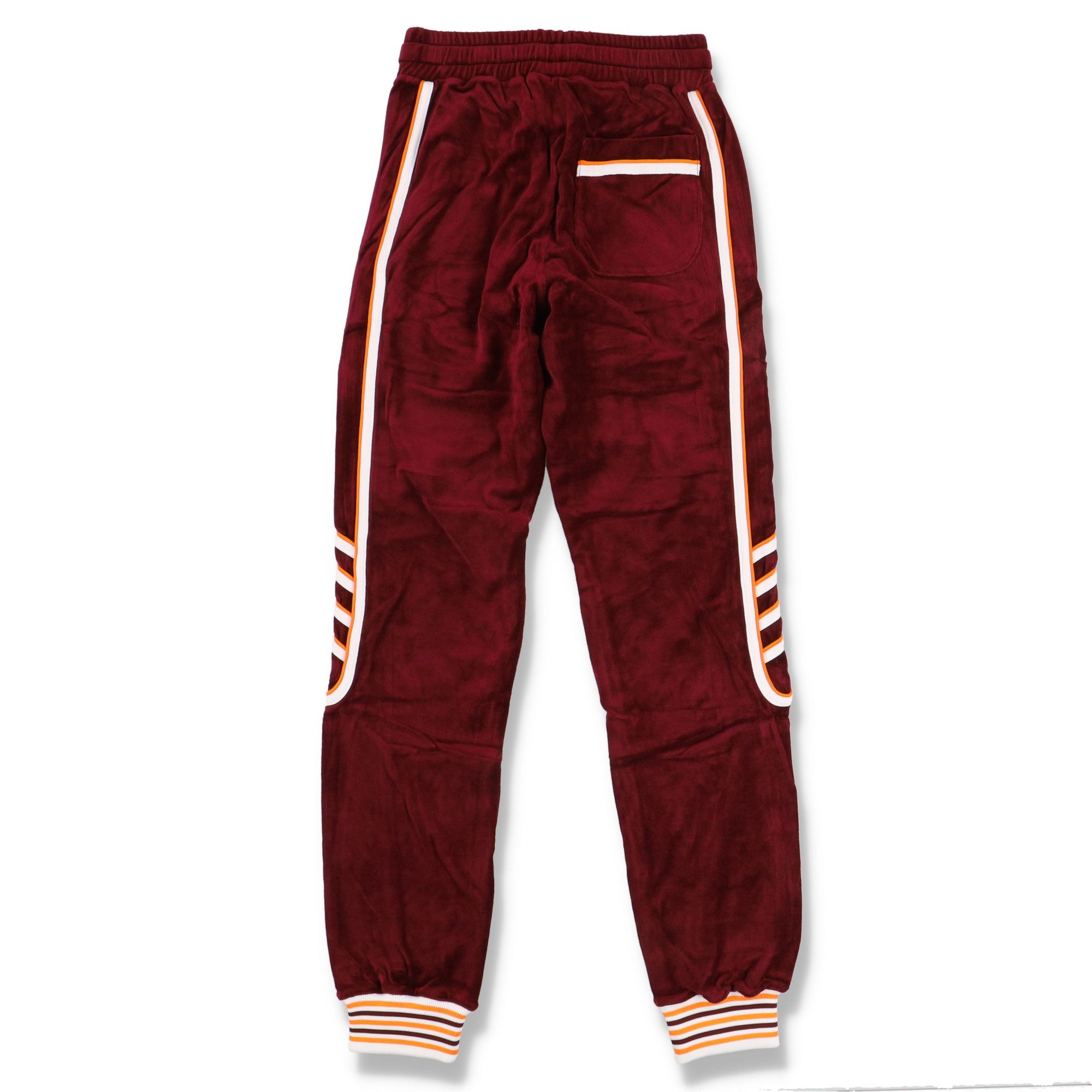Casablanca Burgundy Racing Velour Track Pants Size 28" / US 6 / IT 42 - 6 Thumbnail