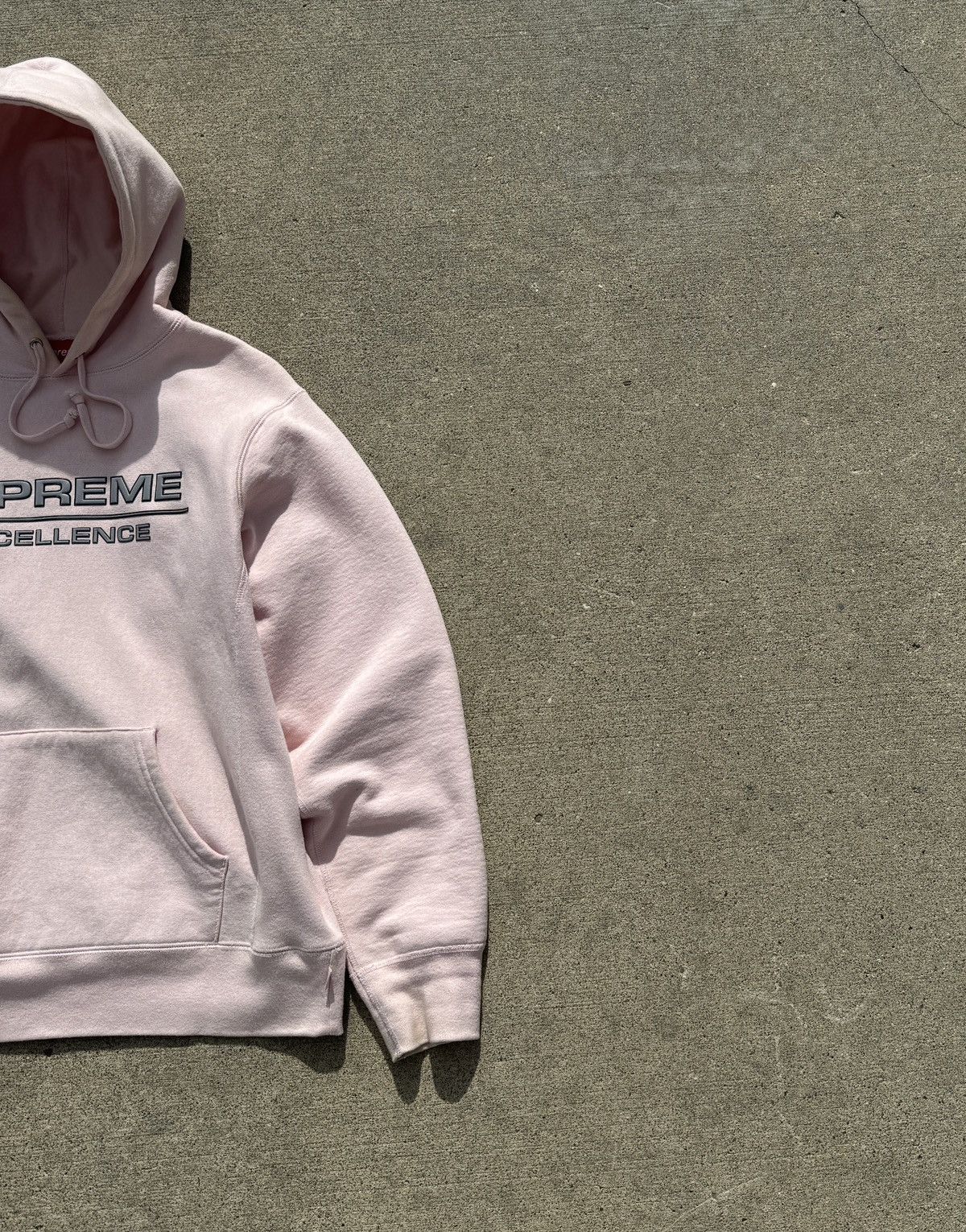Supreme SUPREME “PALE PINK” REFLECTIVE EXCELLENCE HOODED SWEATSHIRT Size US M / EU 48-50 / 2 - 2 Thumbnail