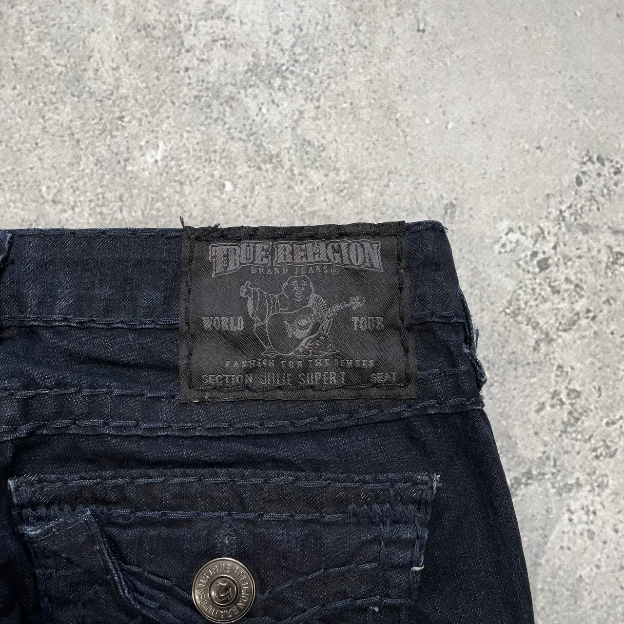 True Religion True Religion Julie Super T Skinny Jeans Women’s Blue Size 29" - 22 Thumbnail