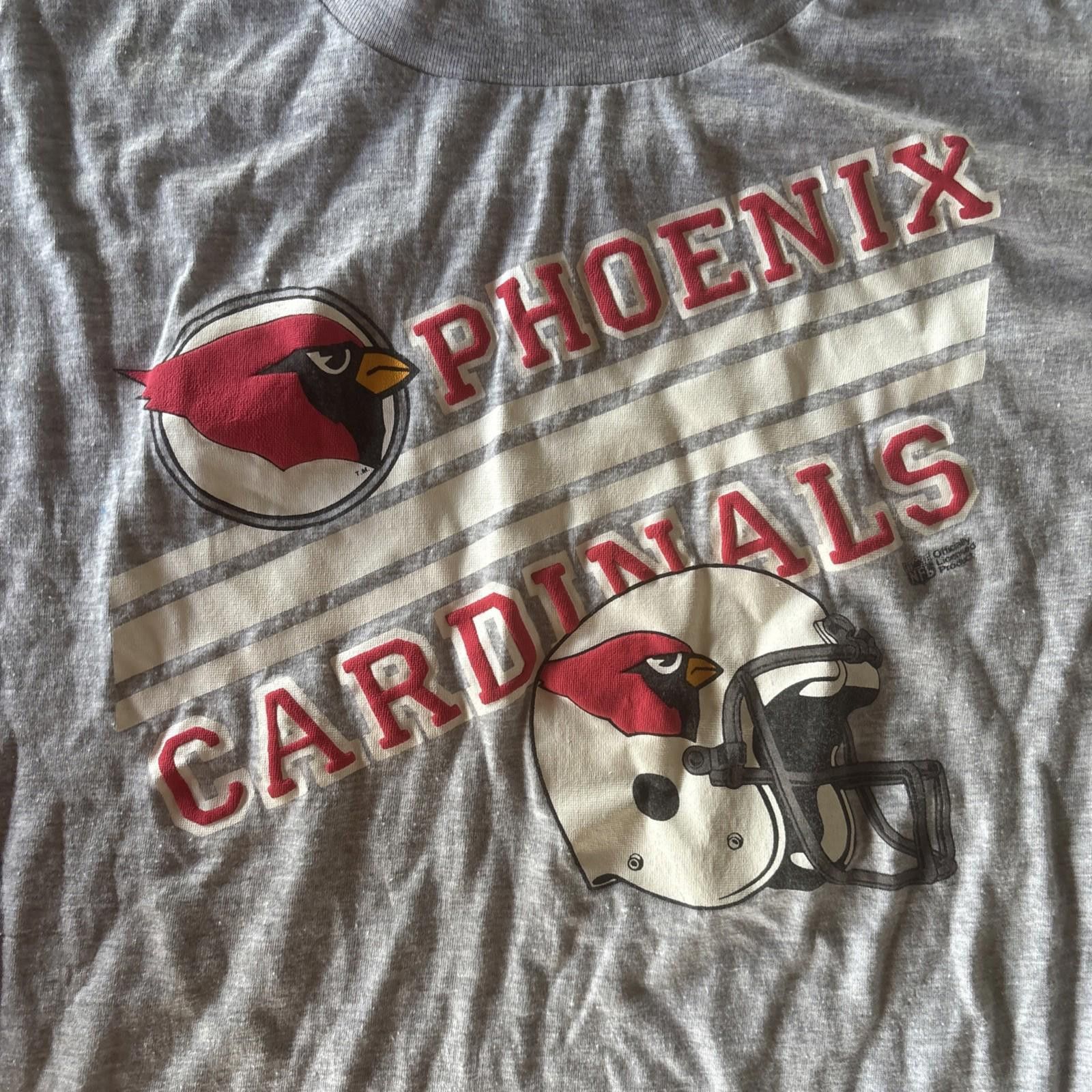 Salem Sportswear Vintage 1990’s Sportswear NFL Phoenix Cardinals shirt XL Size ONE SIZE - 2 Thumbnail