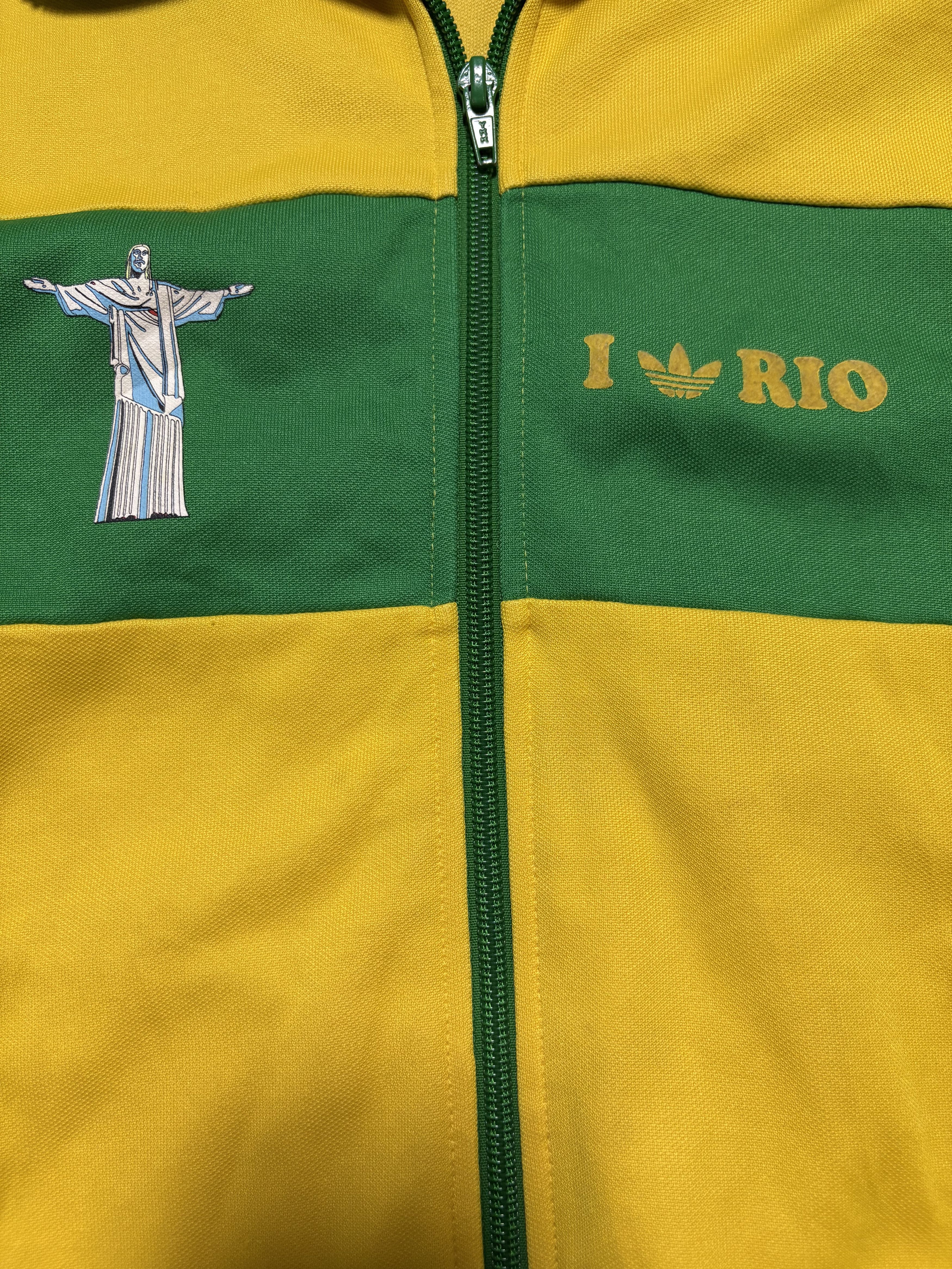 Adidas Vintage Adidas Brazil Rio De Janeiro tracktop jacket Size US M / EU 48-50 / 2 - 5 Thumbnail
