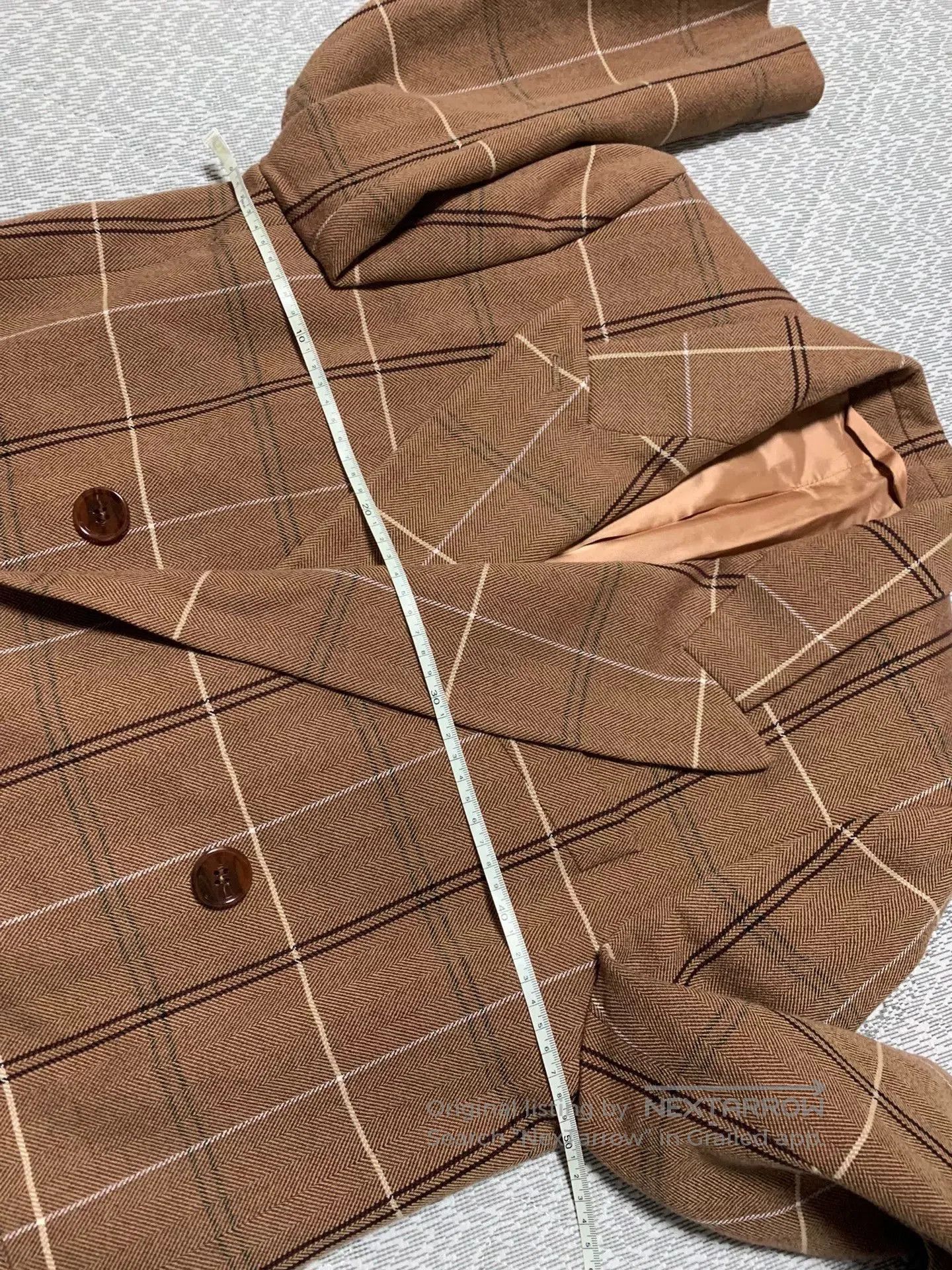 Acne Studios Acne Studios Wool Plaid Blazer. Size XS / US 0-2 / IT 36-38 - 6 Thumbnail