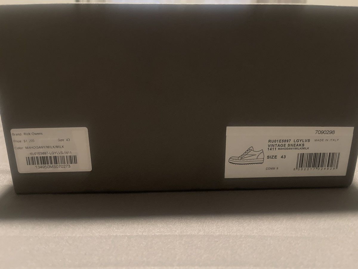 Rick Owens Rick Owens Hollywood Low sneakers Size US 9.5 / EU 42-43 - 7 Thumbnail
