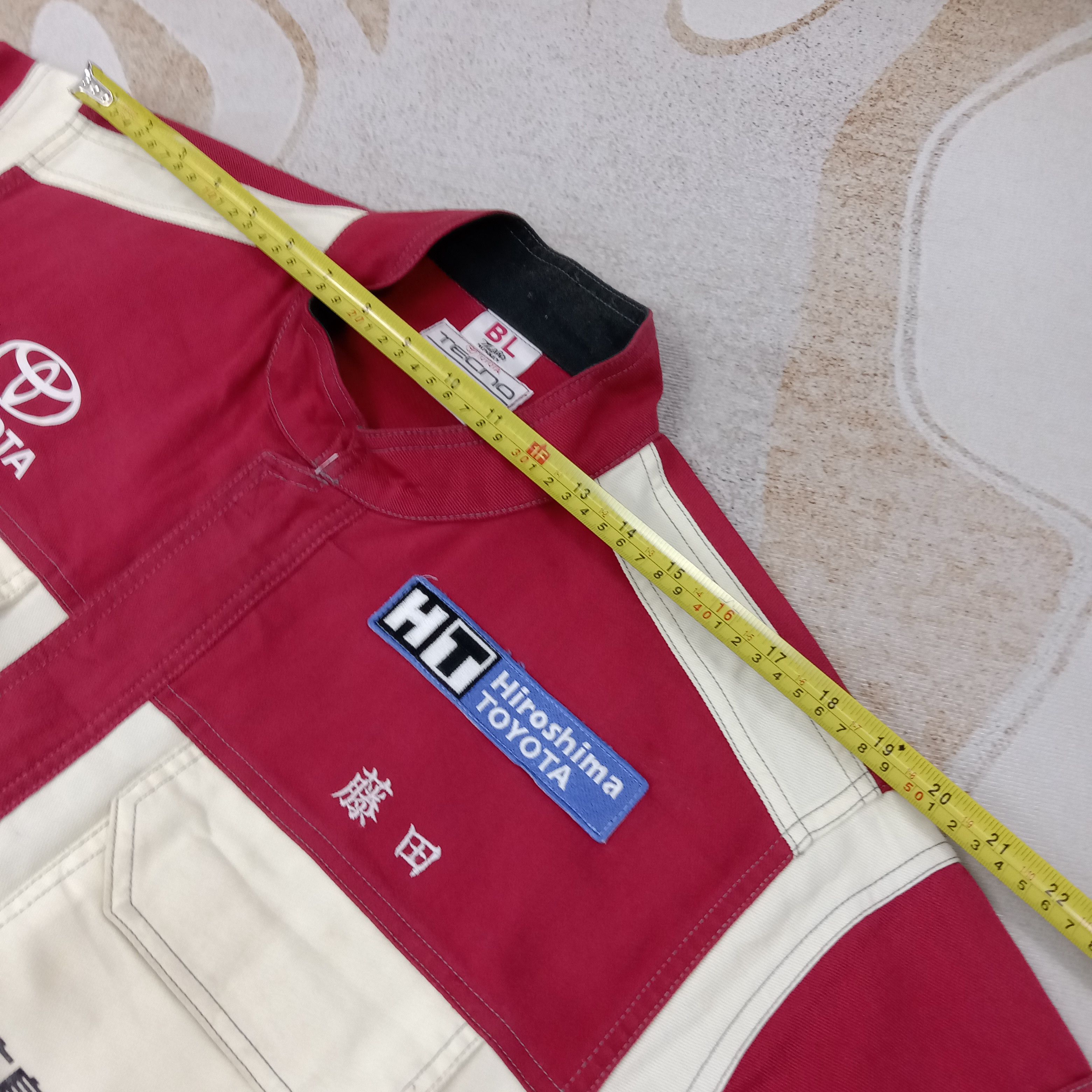 Japanese Brand Toyota Tecno Racing Team Coverall Jacket C261N28 Size US L / EU 52-54 / 3 - 11 Thumbnail