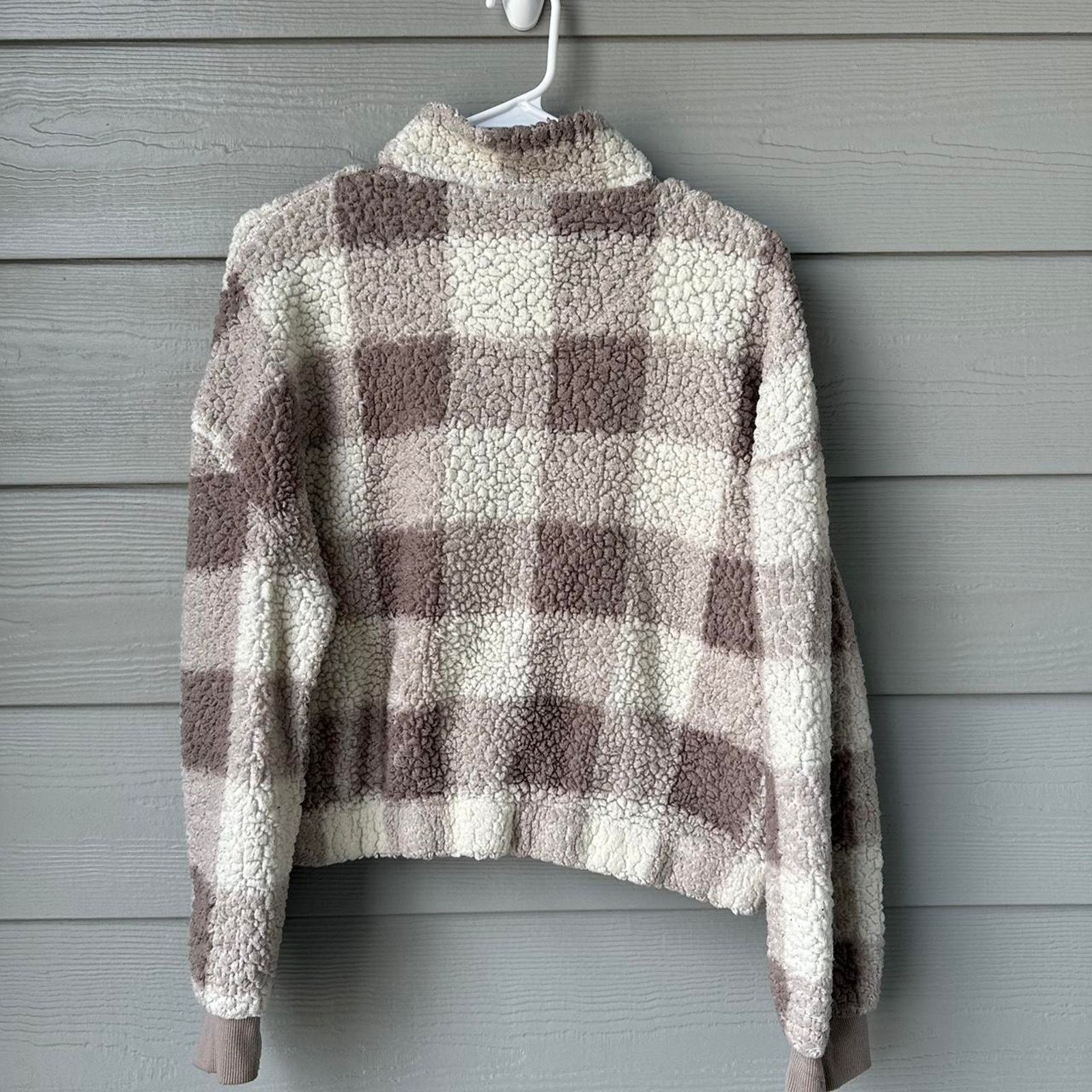 Other Cozy brown and white plaid Size M / US 6-8 / IT 42-44 - 4 Thumbnail