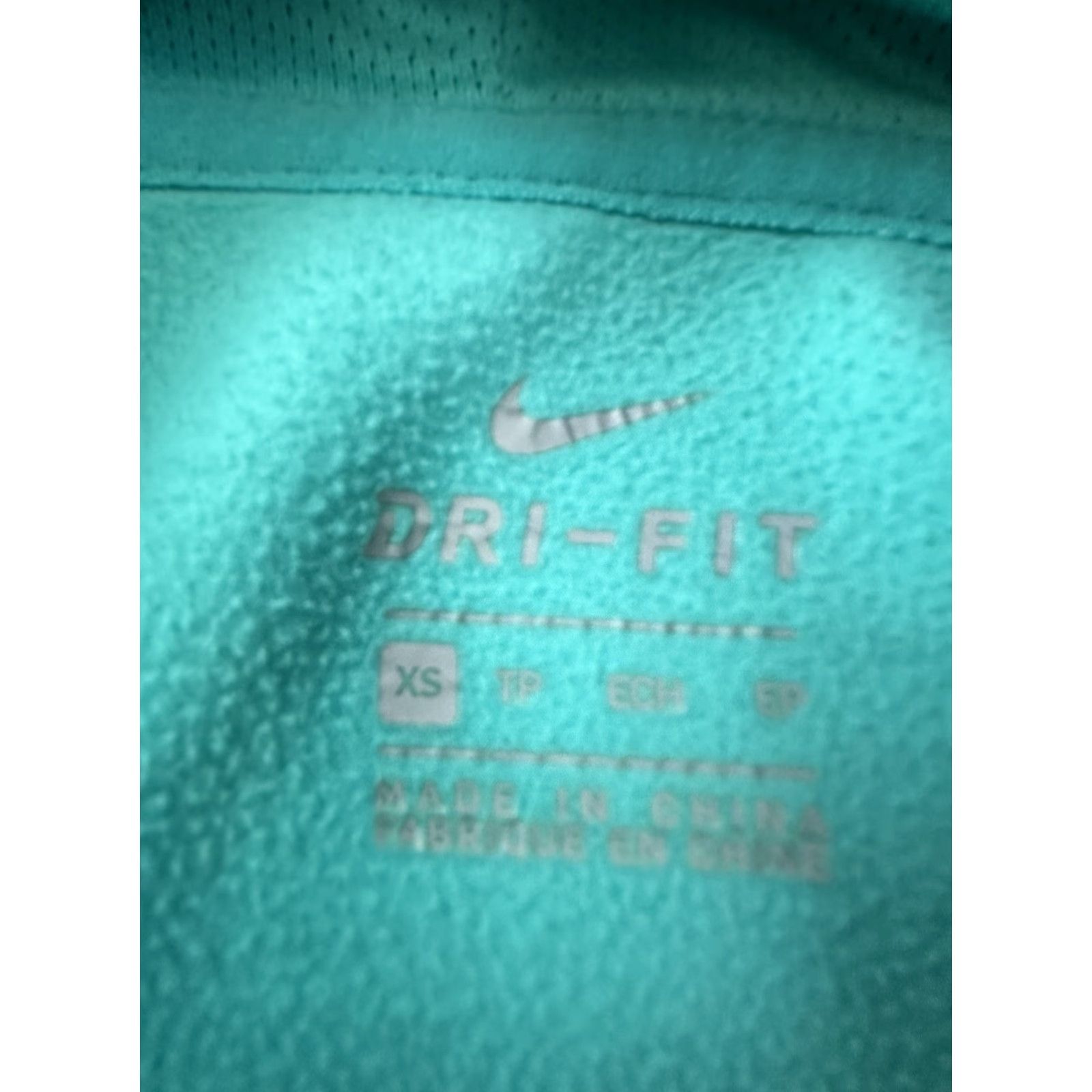 Nike Nike Hoodie Pullover Womens XS Green Turquoise Long Sleeve Dri-Fit Activewear Size XS / US 0-2 / IT 36-38 - 5 Thumbnail