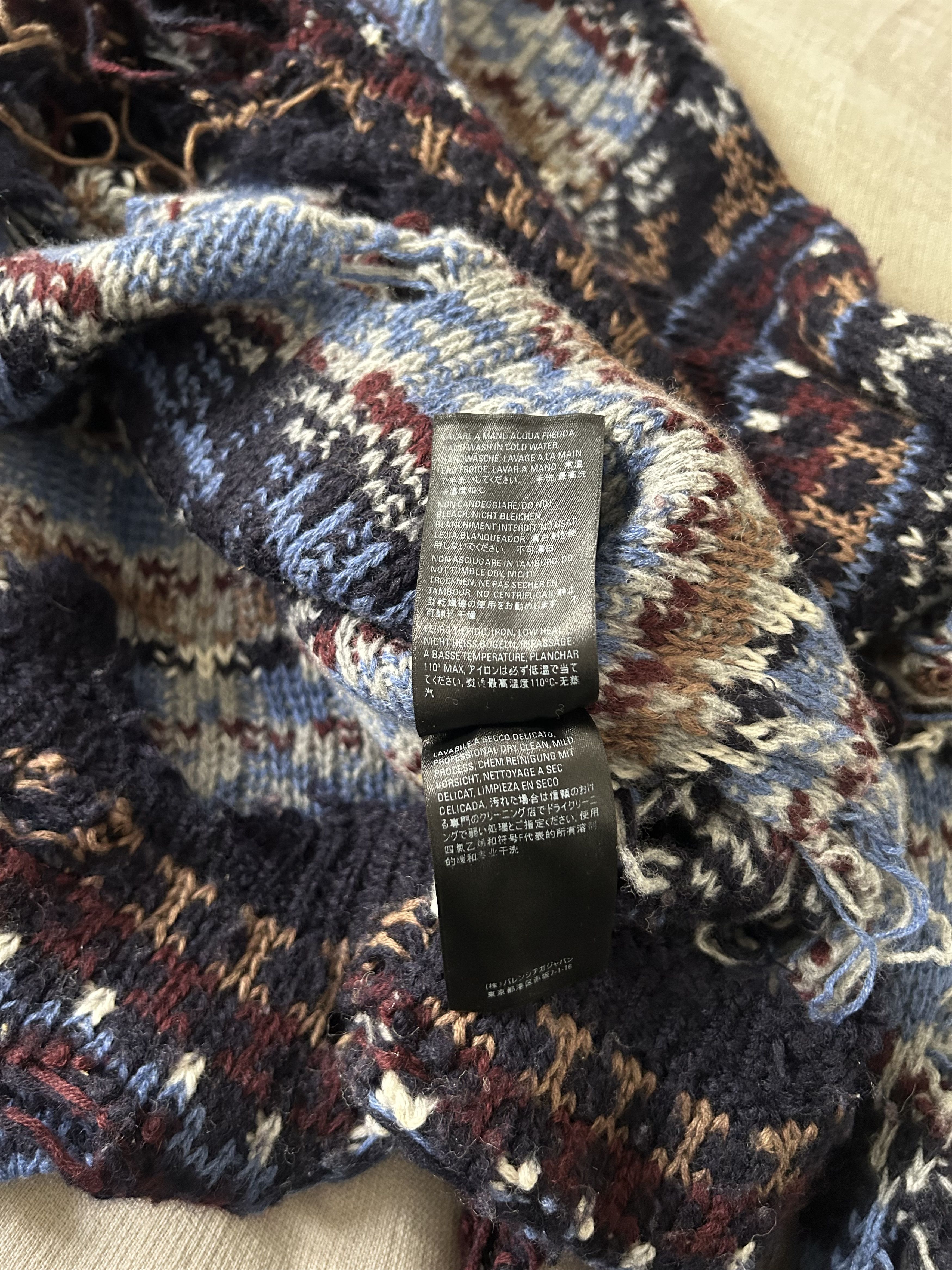 Balenciaga Balenciaga ripped Christmas jumper Size US XXL / EU 58 / 5 - 11 Thumbnail