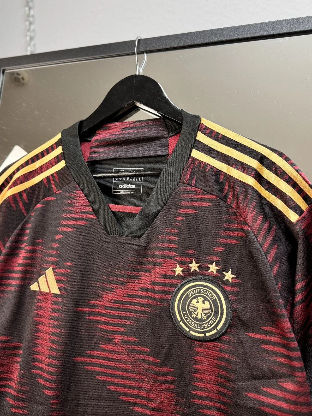 Adidas × Vintage Germany Away Adidas footbal Team 2022 2024 l Jersey shirt Size US XL / EU 56 / 4 - 5 Thumbnail