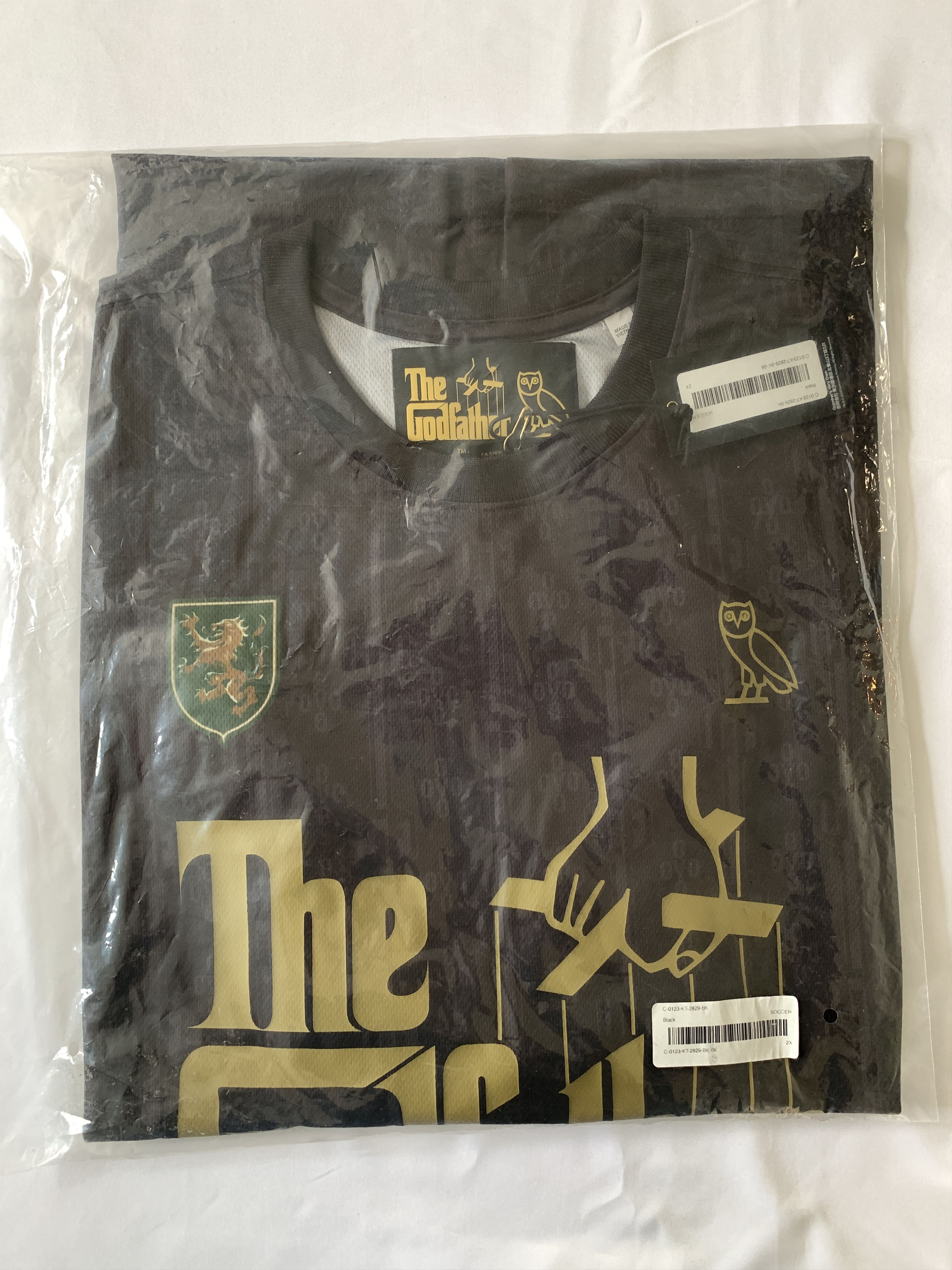 Drake *COVETED* OVO x The Godfather Soccer Jersey Size US XXL / EU 58 / 5 - 8 Thumbnail