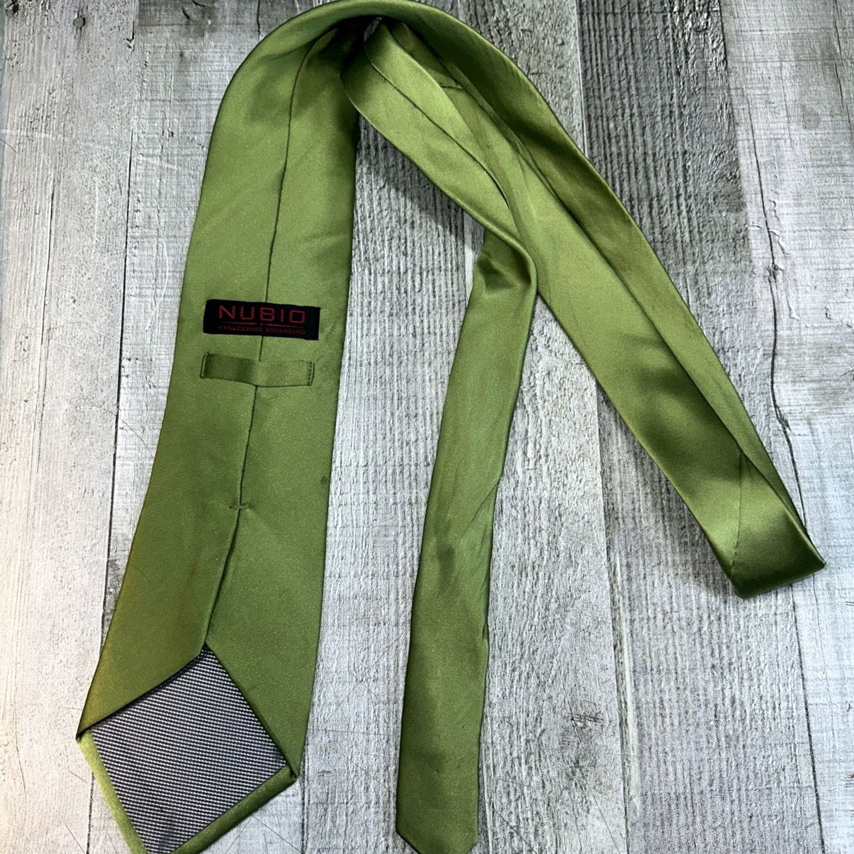 Vintage Nubio Tie Men’s 60 Inch Green Nubio Tie Mens Green 60 Inch Tie Men’s Size ONE SIZE - 2 Thumbnail