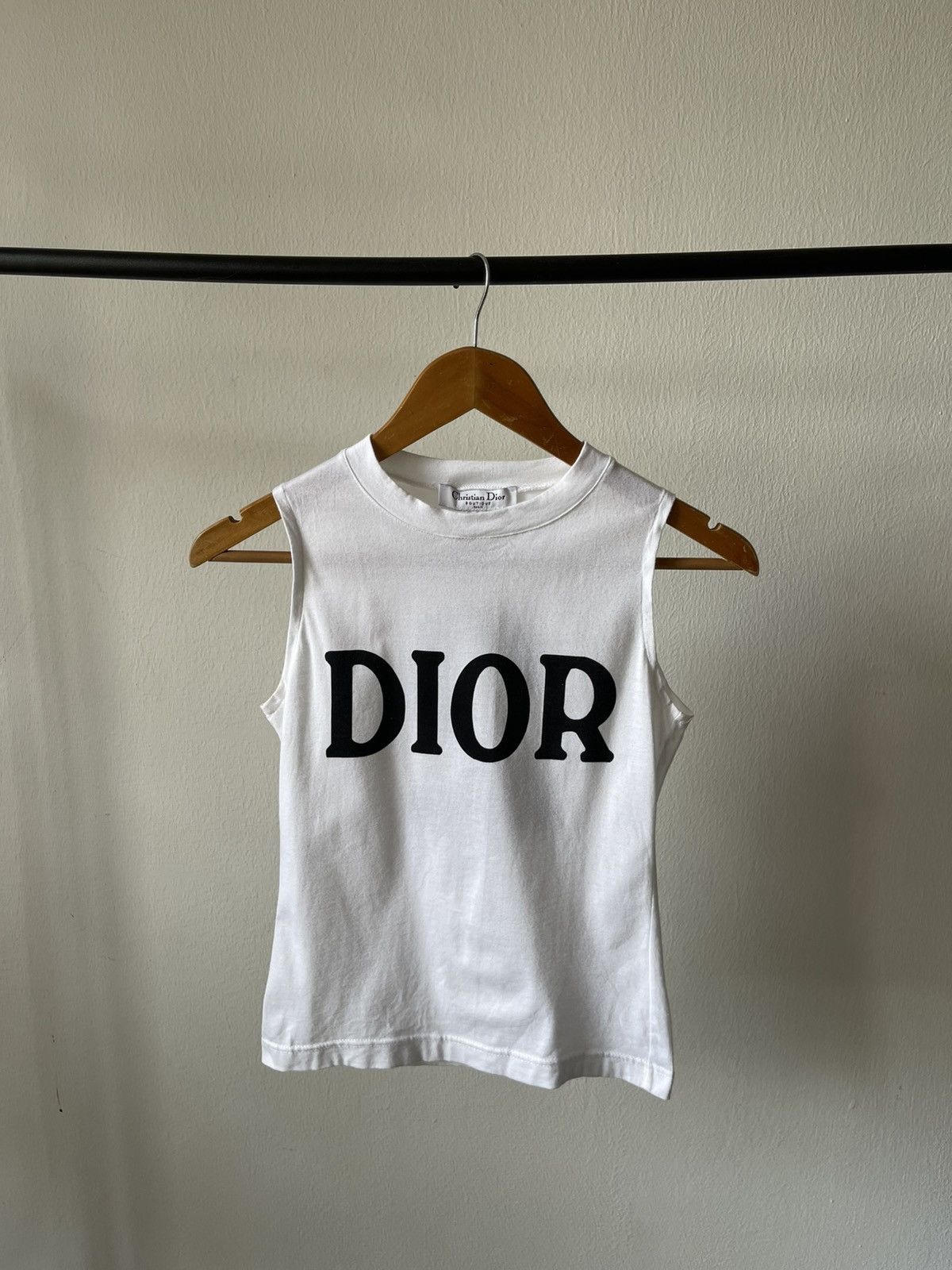 Dior 2001 Most Rare ' Dior 2 'John Galliano Tank Top Size XS / US 0-2 / IT 36-38 - 5 Thumbnail