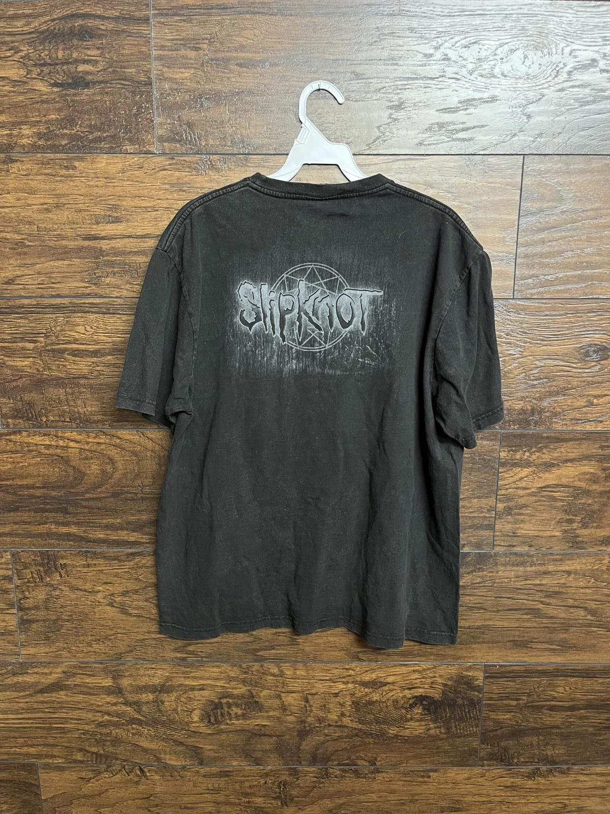 Designer Faded Slipknot T-shirt Band 9 Frames Tee - 2 Sided Size US L / EU 52-54 / 3 - 2 Thumbnail