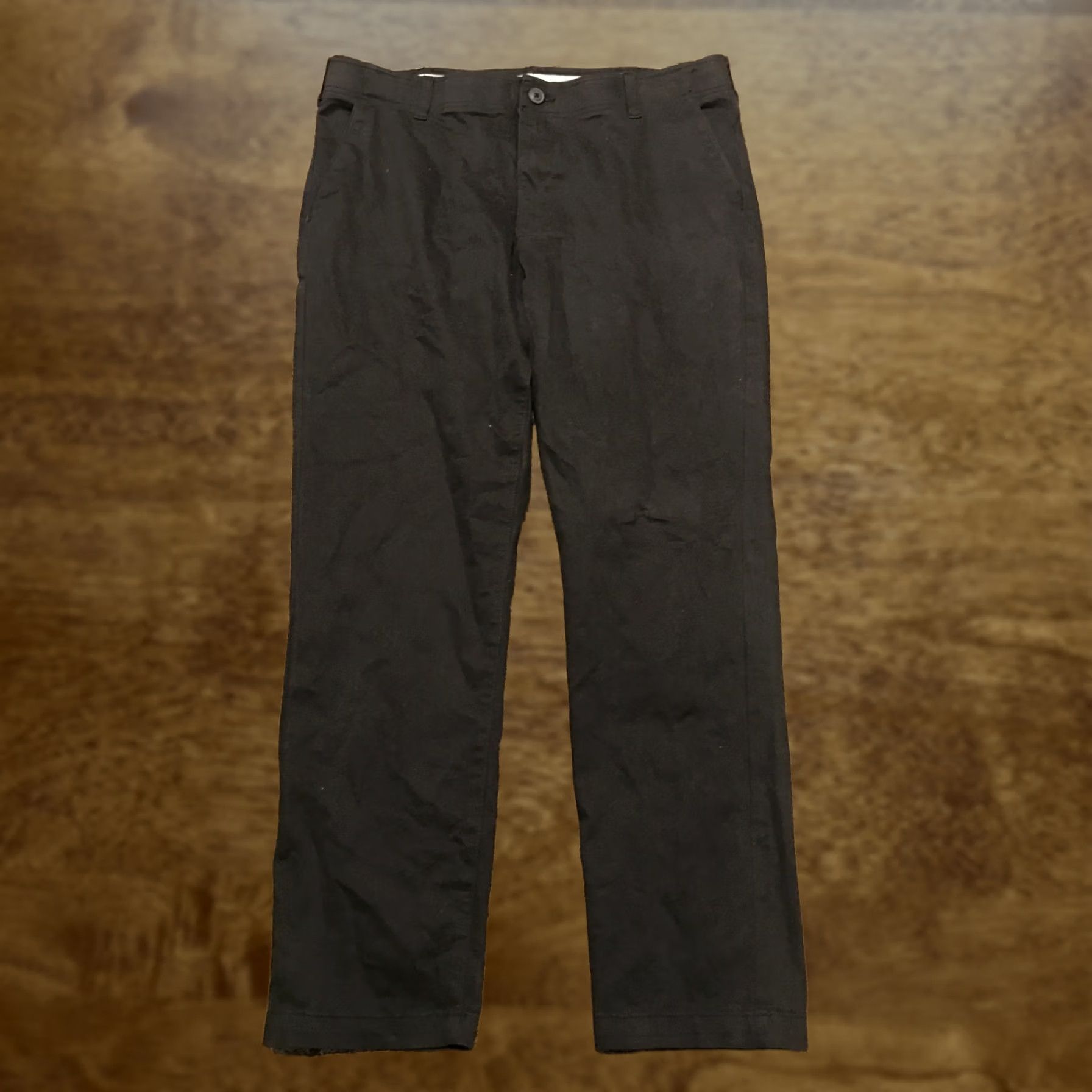 Lee Lee Slim Fit Mens Black Cotton Blend Chino Pants 38 X 32 B13 Size US 38 / EU 54 - 1 Thumbnail