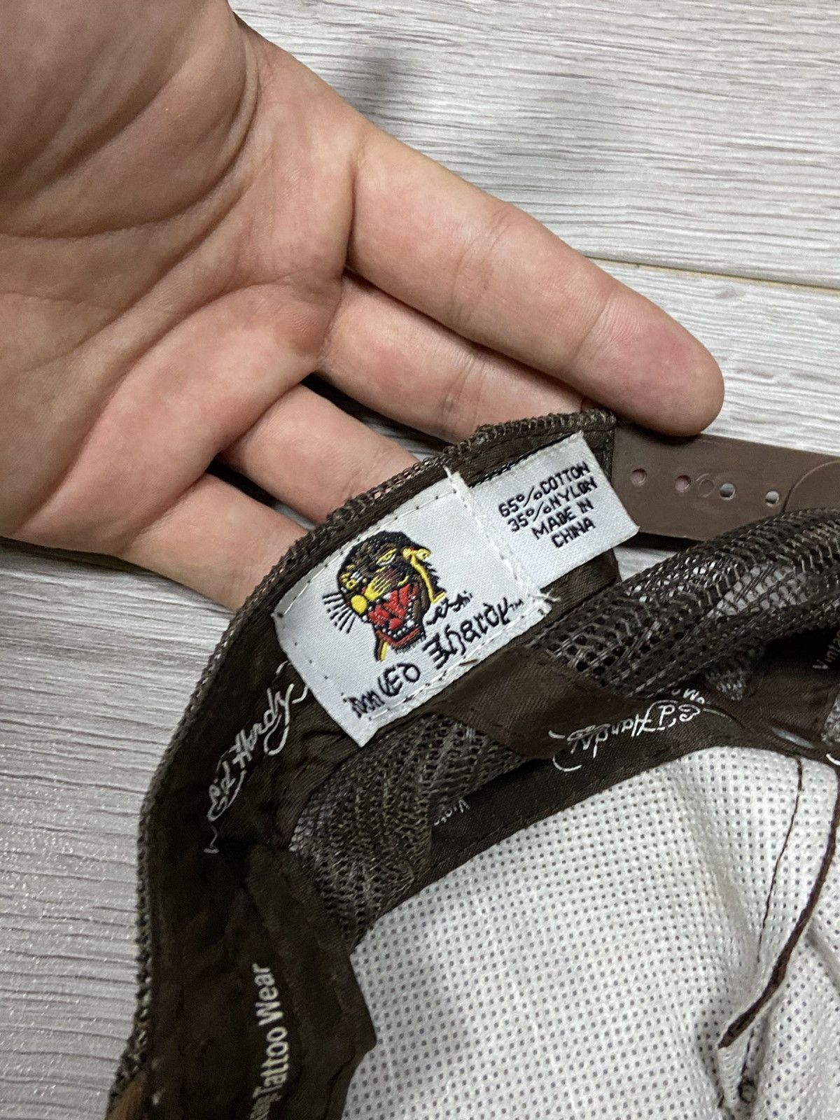 Ed Hardy Ed Hardy skull 💀 mesh trucker cap over print Size ONE SIZE - 9 Thumbnail