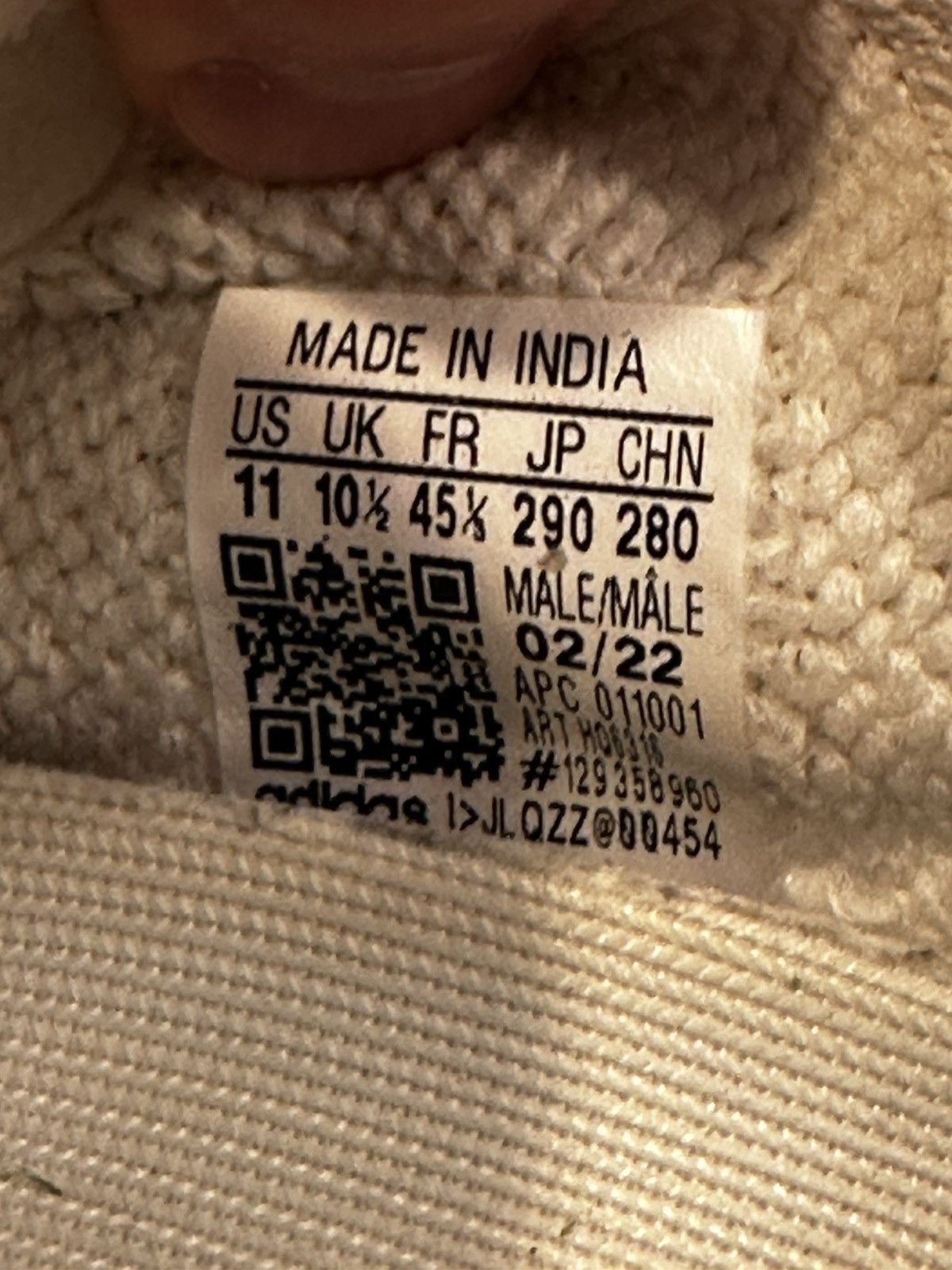 Adidas Yeezy Boost 350 V2 Bone Size US 11 / EU 44 - 8 Thumbnail