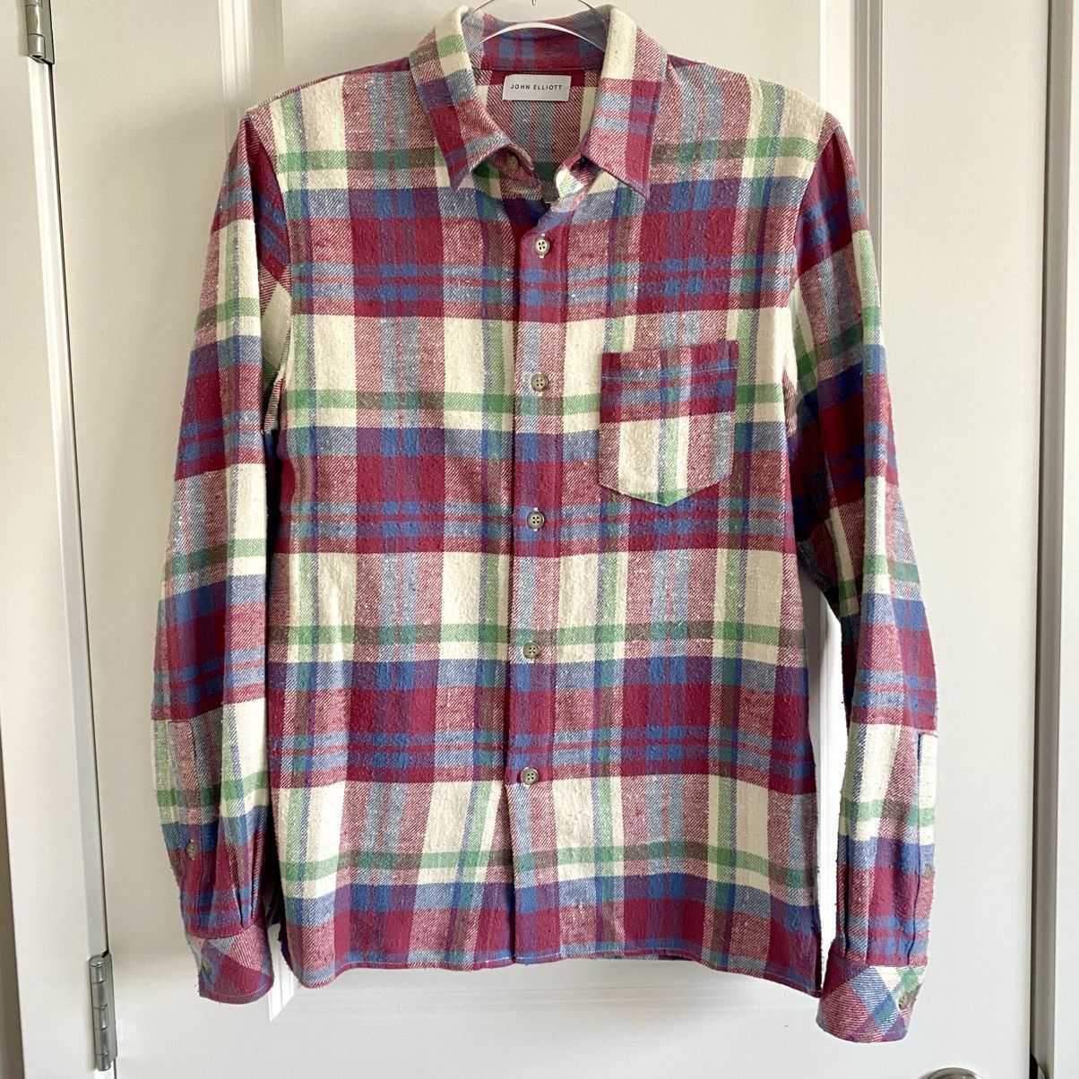 John Elliott John Elliott Sly Cotton Straight Hem Shirt Size US S / EU 44-46 / 1 - 1 Thumbnail