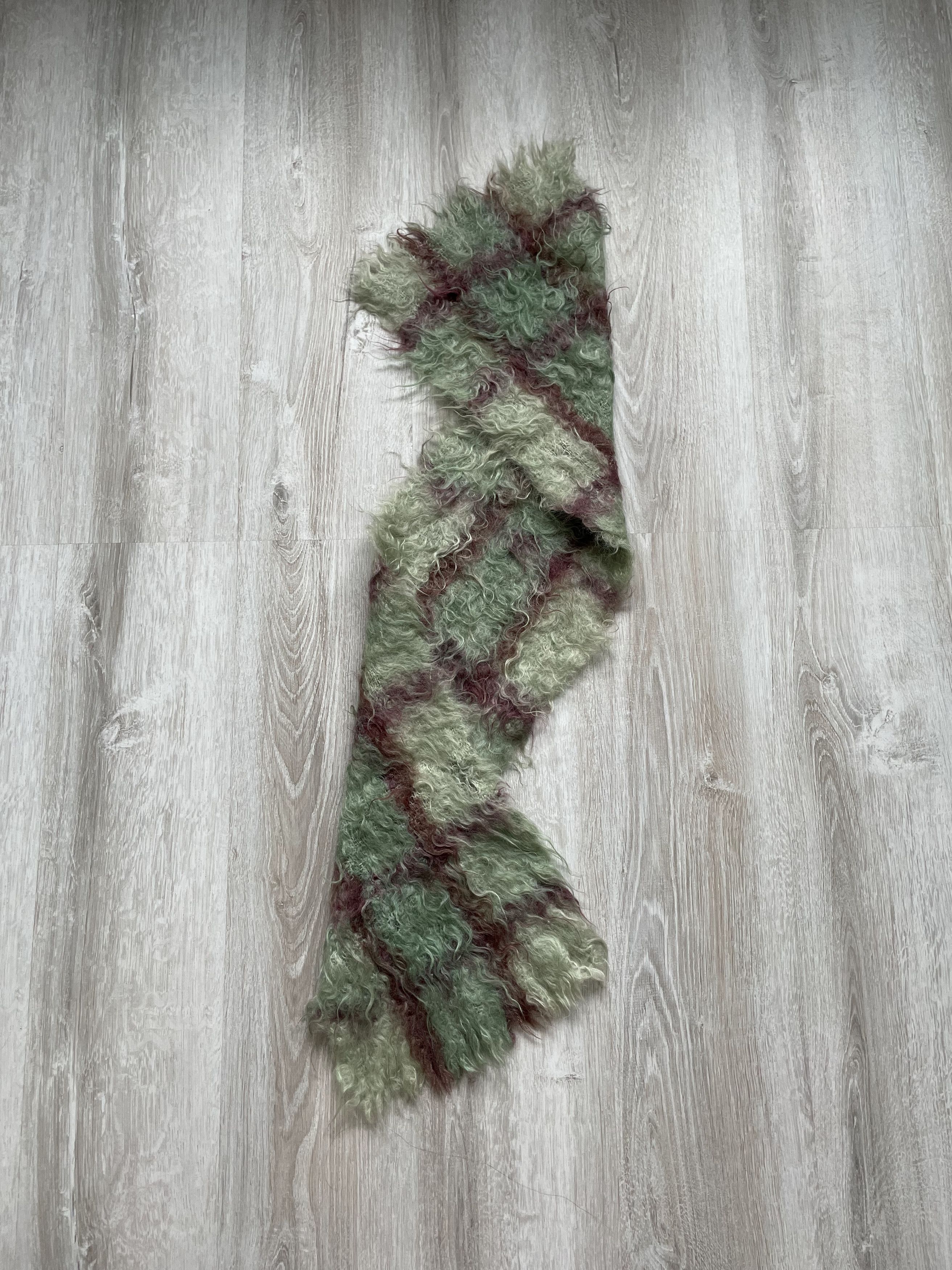 Vintage Vintage 90s Mohair Retro Scarf Size ONE SIZE - 2 Thumbnail