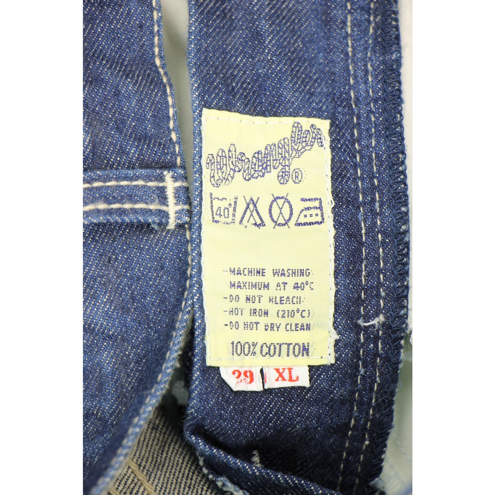 Wrangler Vintage High Waist Indigo Denim Jeans Size 25" / US 0 / IT 36 - 3 Thumbnail