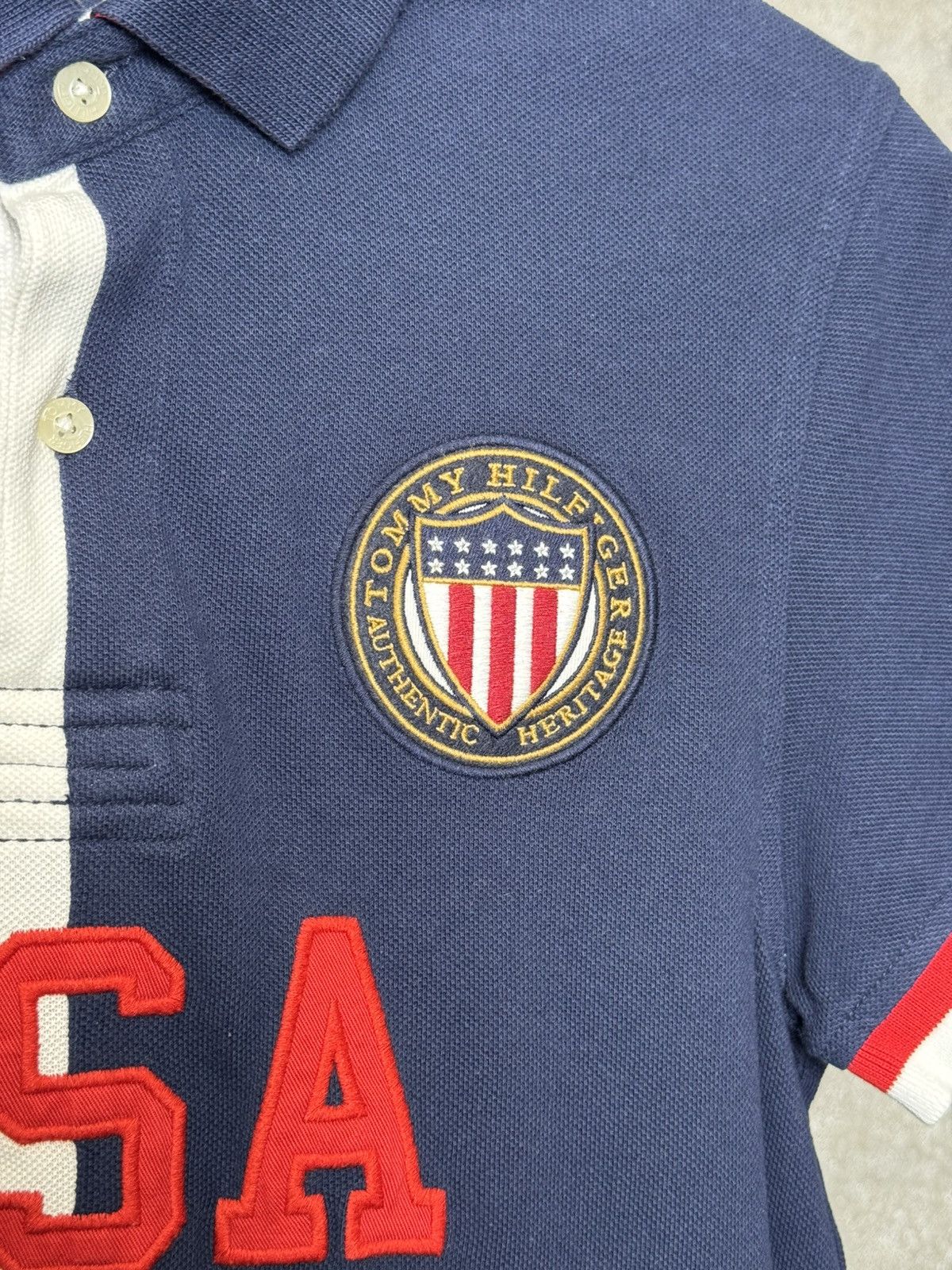 Tommy Hilfiger Vintage Rugby Tommy Hilfiger Polo USA Size US XS / EU 42 / 0 - 6 Thumbnail