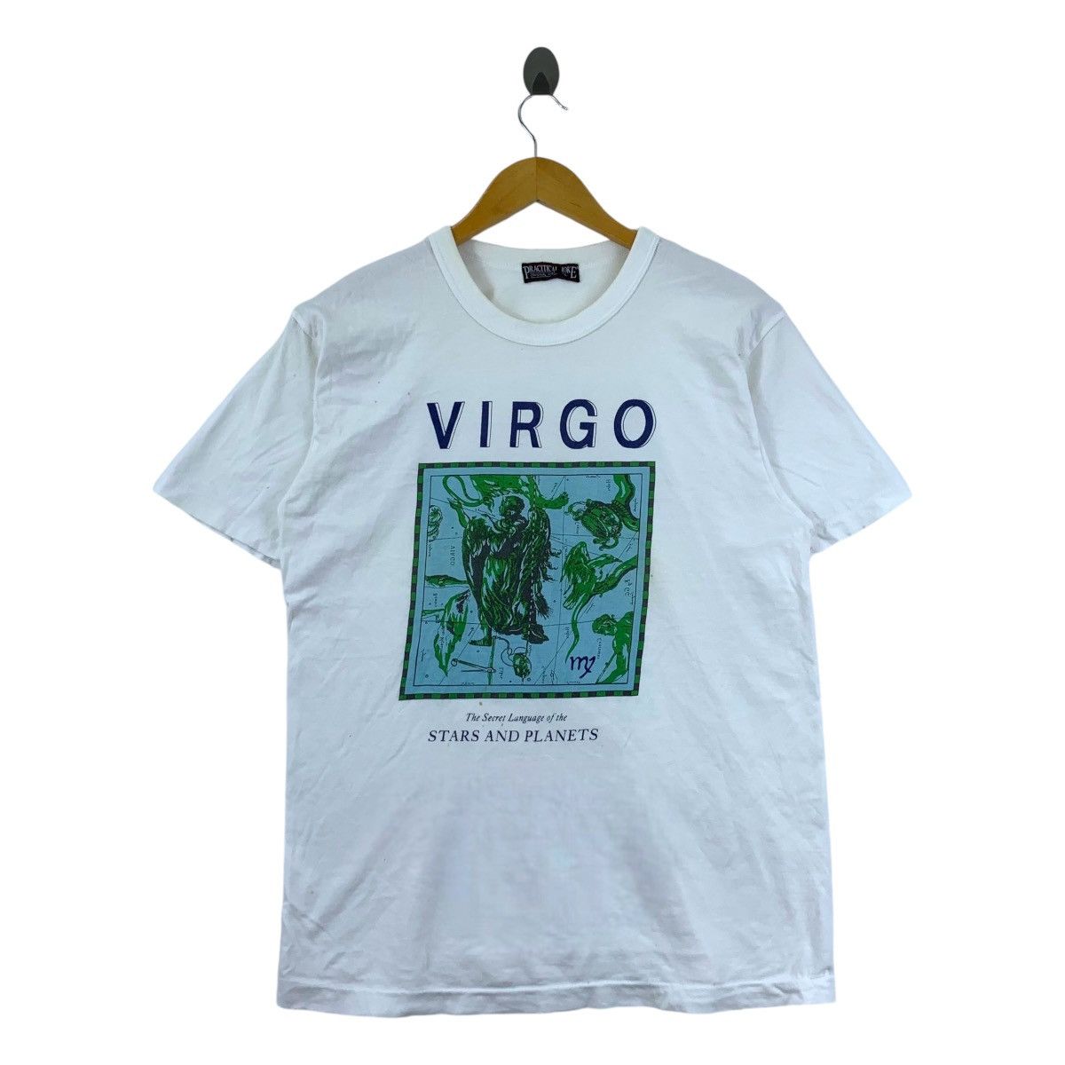 Vintage Vintage VIRGO STARS PLANETS Baroque Artwork Tee Size L / US 10 / IT 46 - 1 Thumbnail