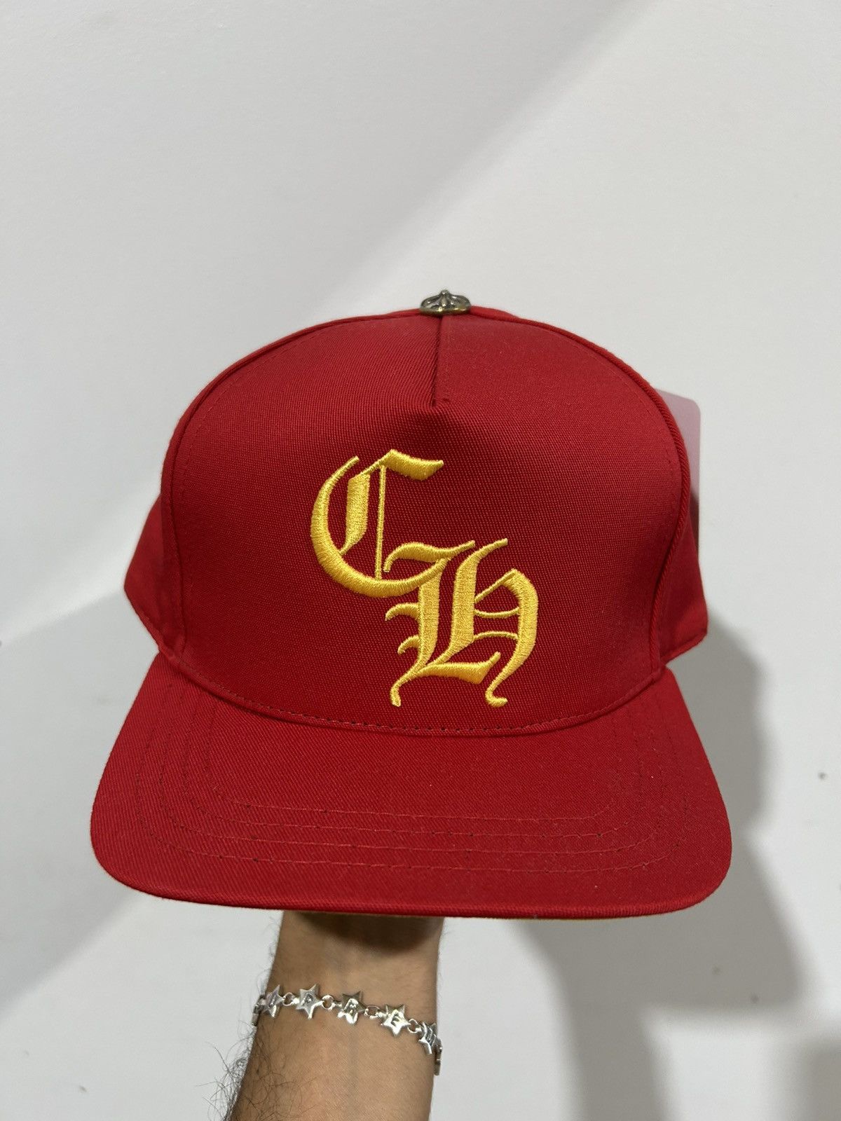 Chrome Hearts Chrome Hearts Red/Yellow Hat Size ONE SIZE - 1 Thumbnail