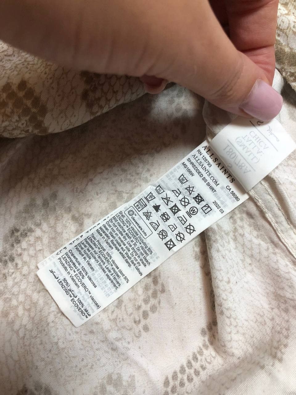 Allsaints Allsaints Shirt Size US S / EU 44-46 / 1 - 4 Thumbnail