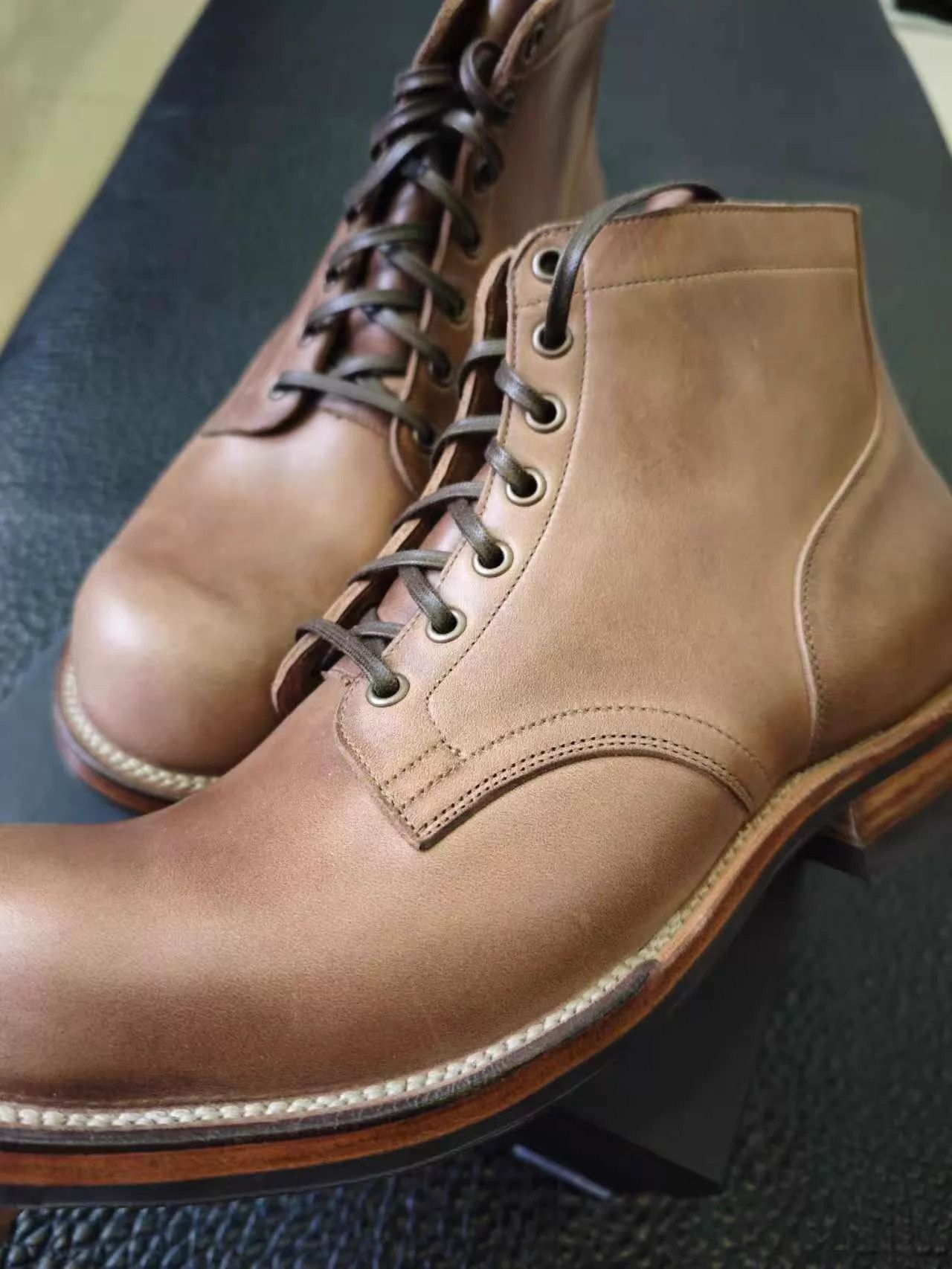 Viberg VIBERG Service Boot 310 HRWN Natural CXL 10 New Size US 10 / EU 43 - 2 Thumbnail