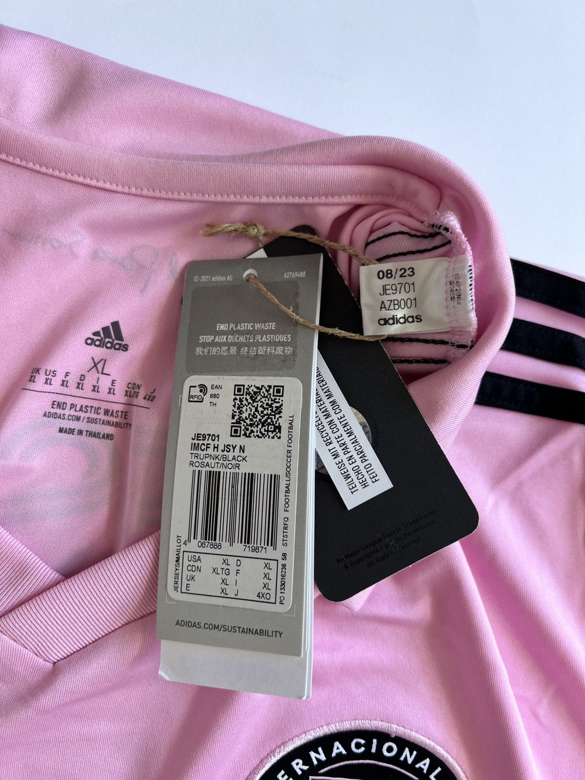 Adidas Jersey Adidas Inter Miami Messi size XL Size US XL / EU 56 / 4 - 8 Thumbnail
