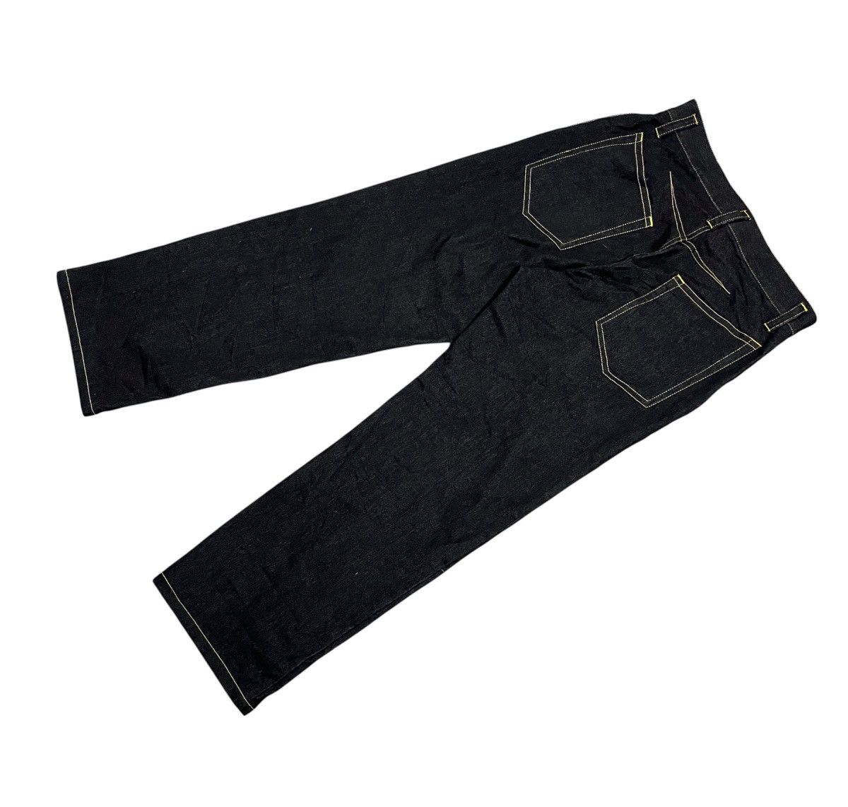 Yohji Yamamoto A.A.R YOHJI DESIGN STUDIO DENIM STRECH Size US 31 - 7 Thumbnail