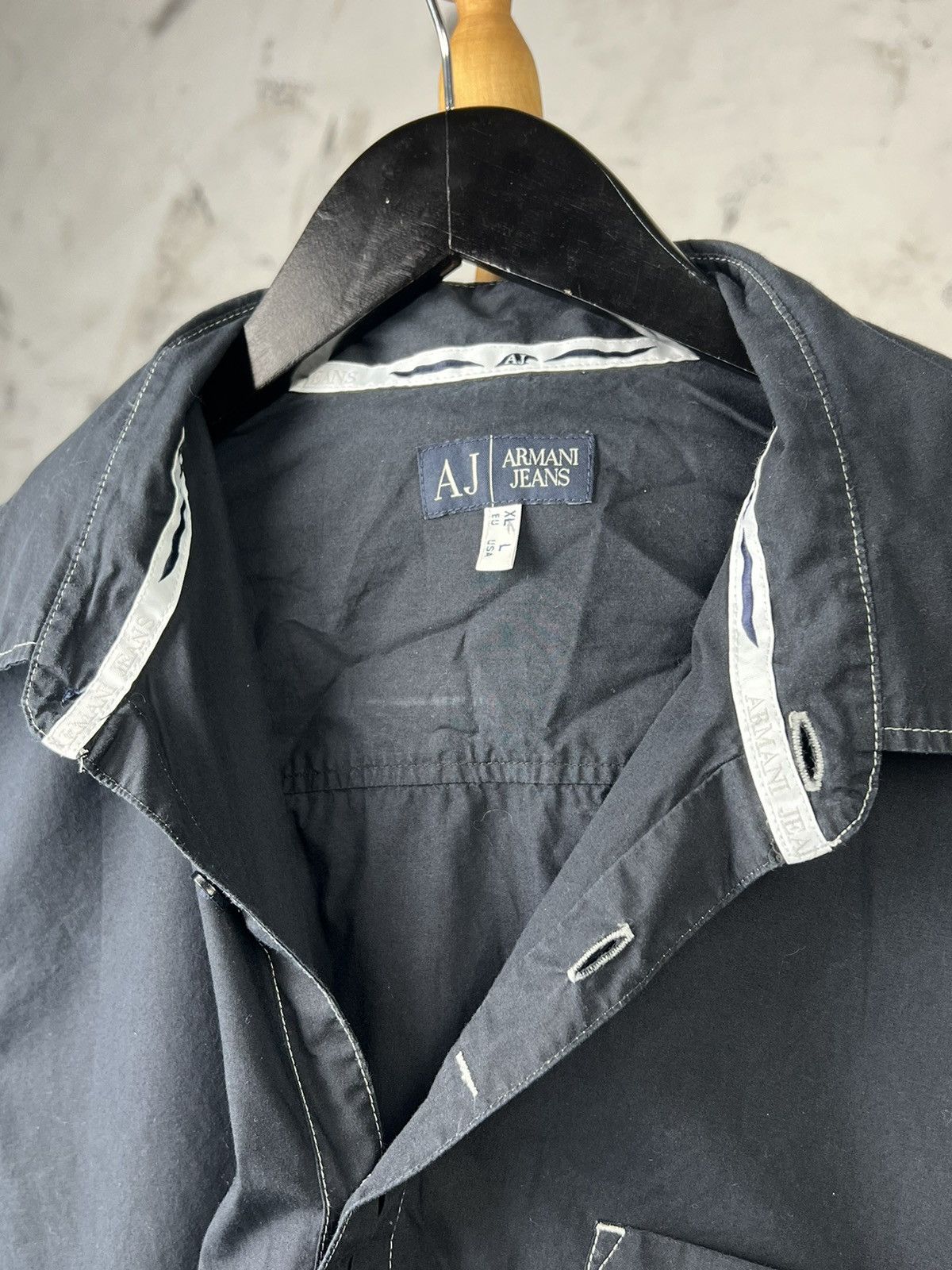 Armani Vintage Armani Jeans Button Shirt Size L - XL Size US L / EU 52-54 / 3 - 9 Thumbnail