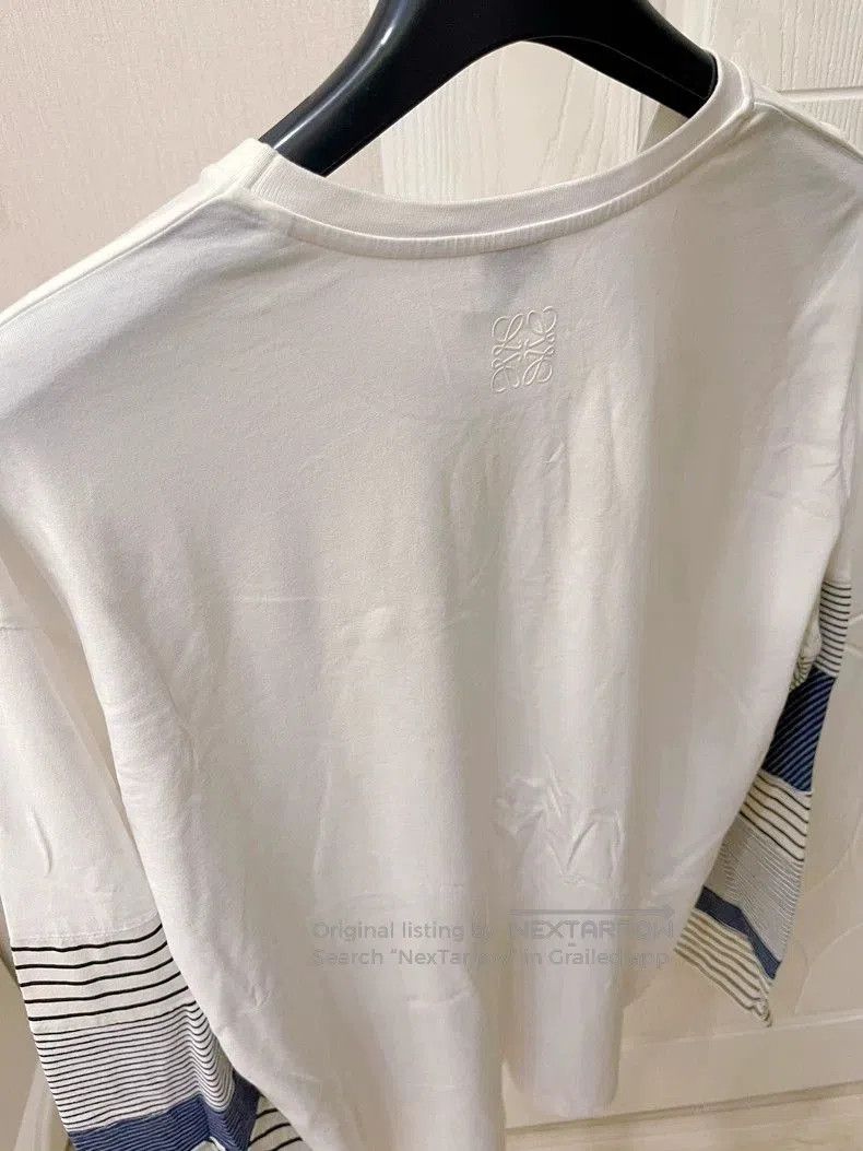 Loewe LOEWE Stripe Paneled Long Sleeve T. Size US L / EU 52-54 / 3 - 4 Thumbnail