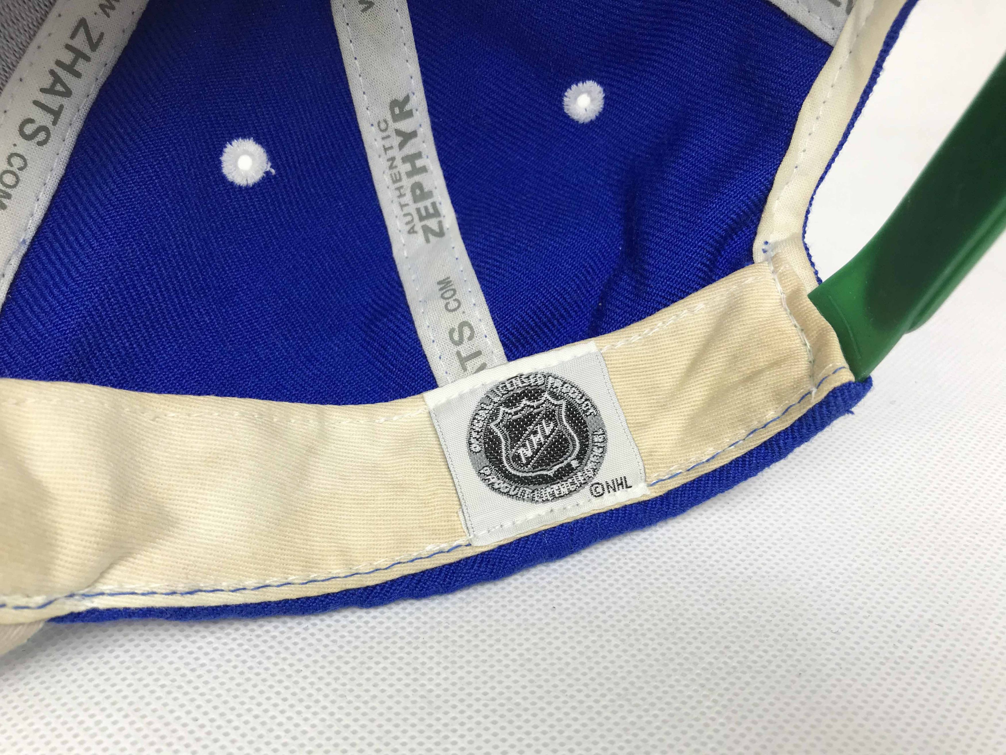 Zephyr Zephyr NHL Vancouver Canucks Hockey Snapback Cap Hat Size ONE SIZE - 6 Thumbnail